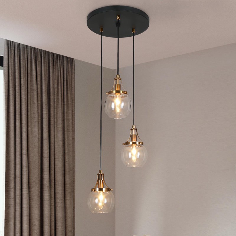 Loram 3 - Light Brass Pendant