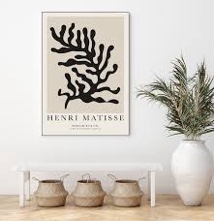 L'herbe' Framed Canvas