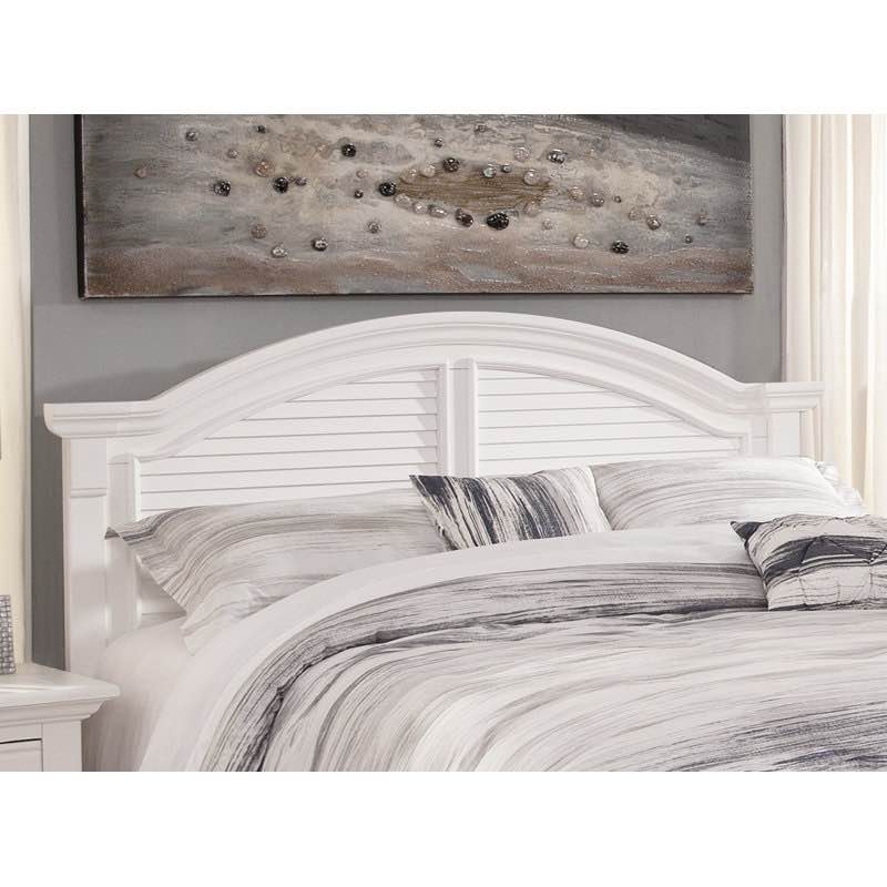 Benedith Full Size Wooden Panel Headboard in White
