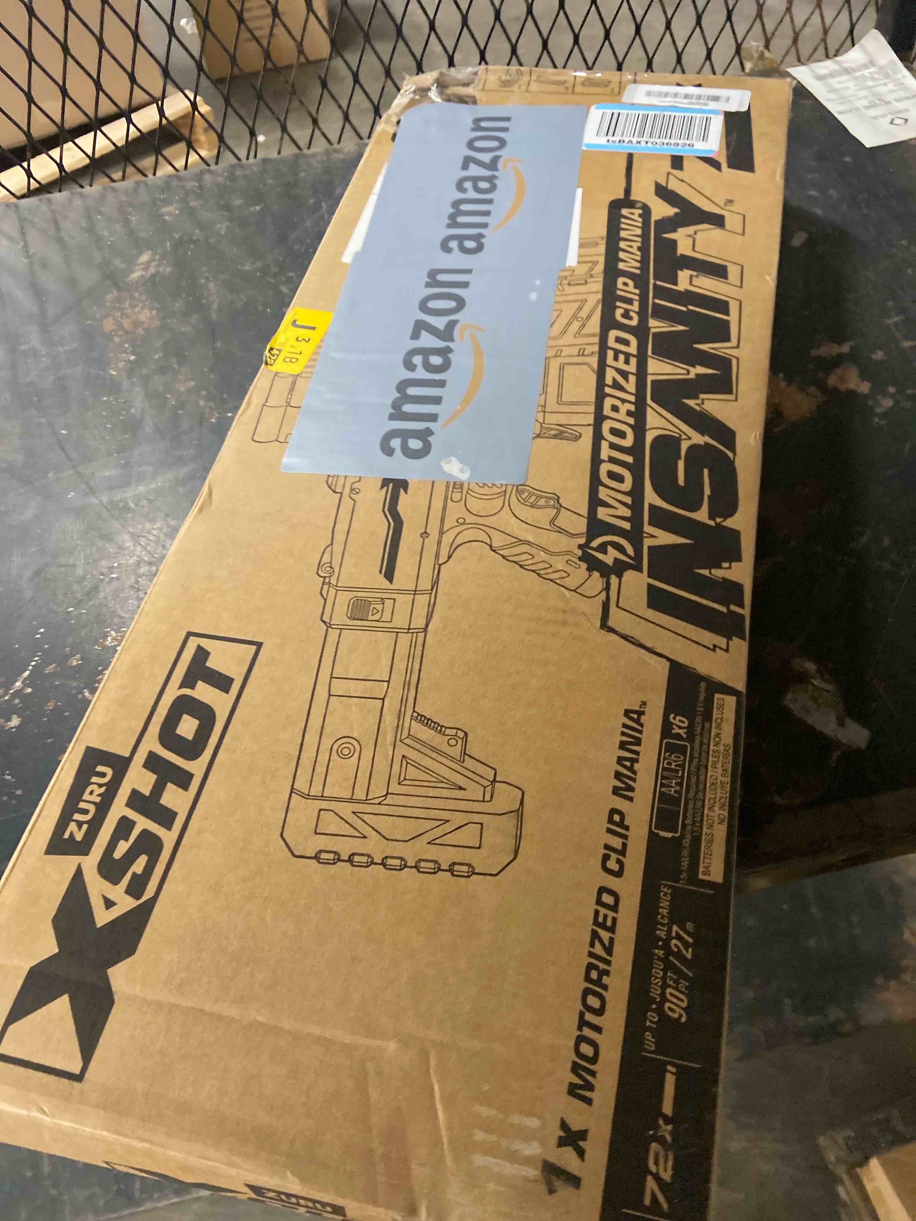 Condition photo showing New/Like New for XSHOT Insanity Motorized Clip Mania Dart Blaster with 72 Darts - Air Pocket Technology, Auto Feeding Belt, Tripod & Scope, Outdoor Toy