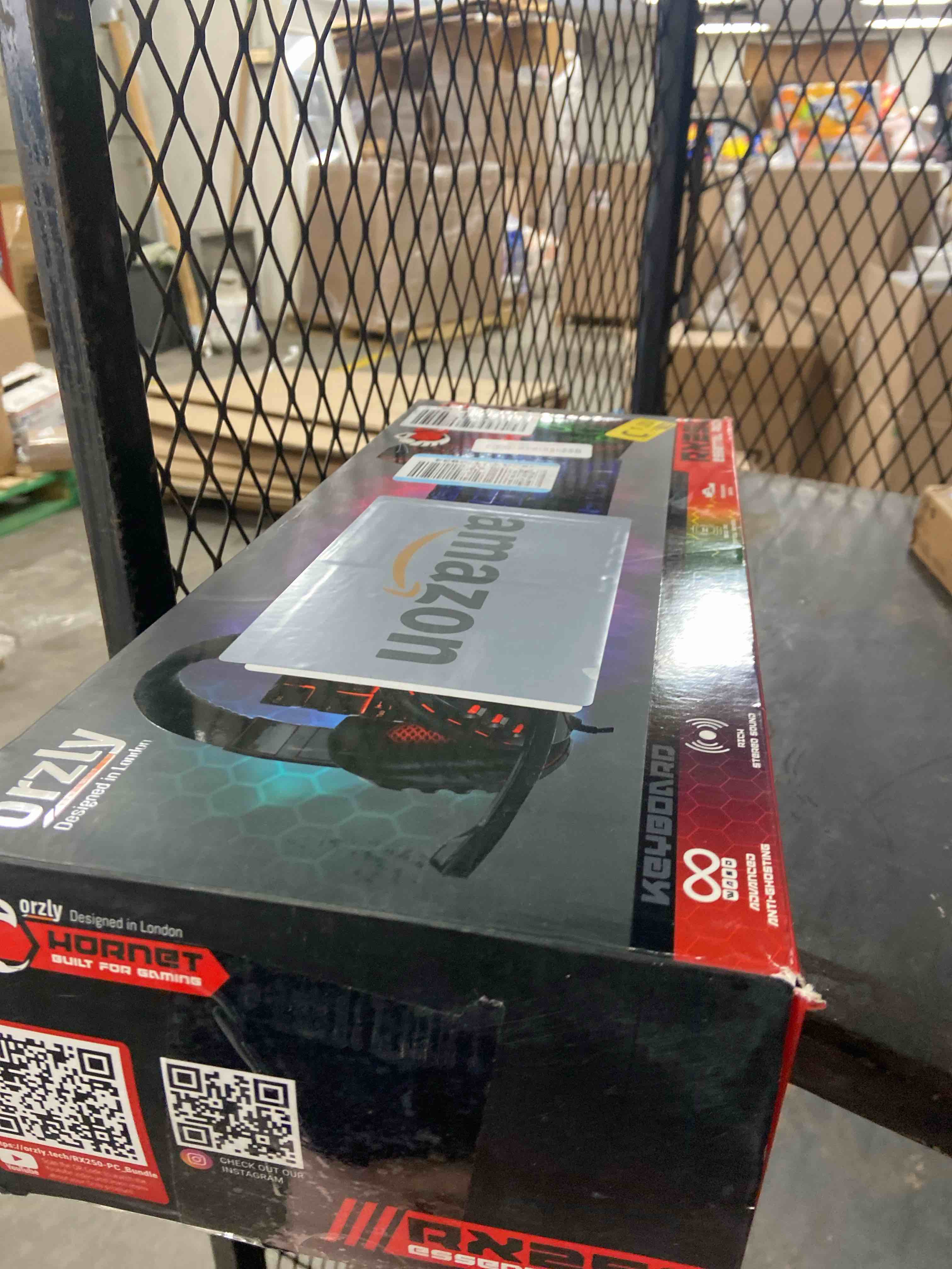 Condition photo showing New/Like New for Gaming Keyboard and Mouse and Mouse pad and Gaming Headset, Wired LED RGB Backlight Bundle for PC Gamers and Xbox and PS4 Users - 4 in 1 Edition Hornet RX-250 Black