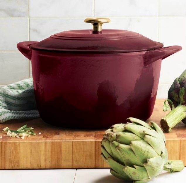 Tramontina Enameled Cast Iron 7-Quart Covered Round Dutch Oven