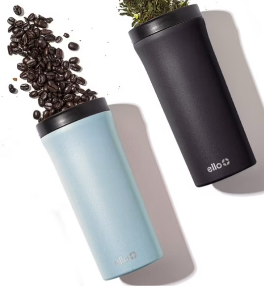 Arabica 14-ounce Stainless Steel Travel Tumbler, 2-Pack