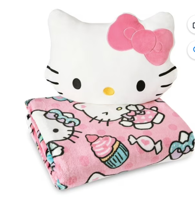 licensed character hand warmer and throw blanket set