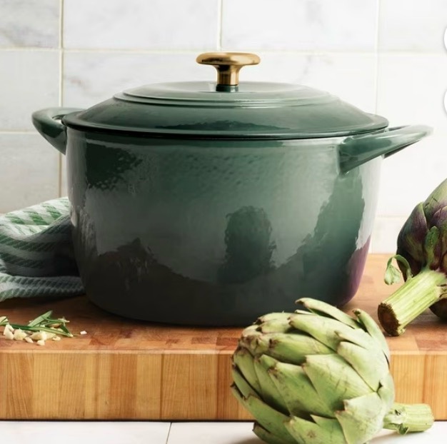 tramontina enameled cast iron 7-quart covered round dutch oven