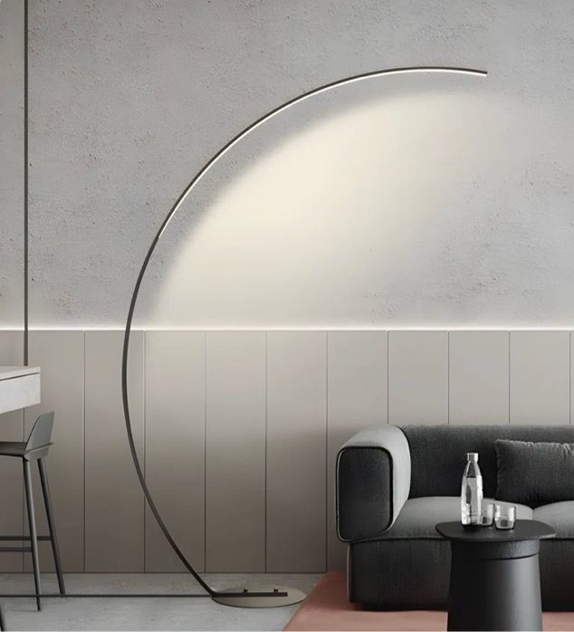67'' arched floor lamp