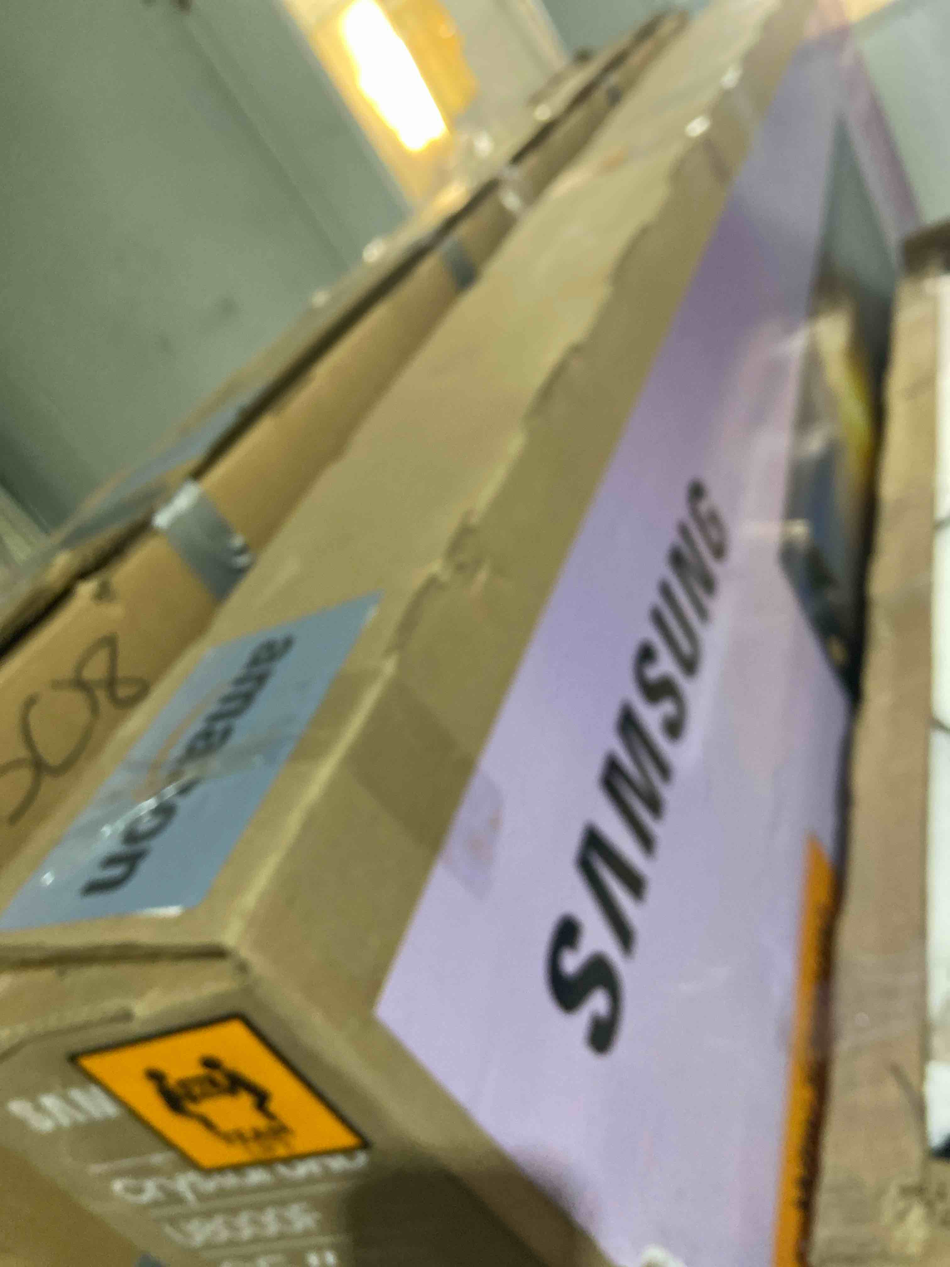 Condition photo showing As Is for Samsung 85" Crystal UHD 4K Smart TV (UN85U8000F)