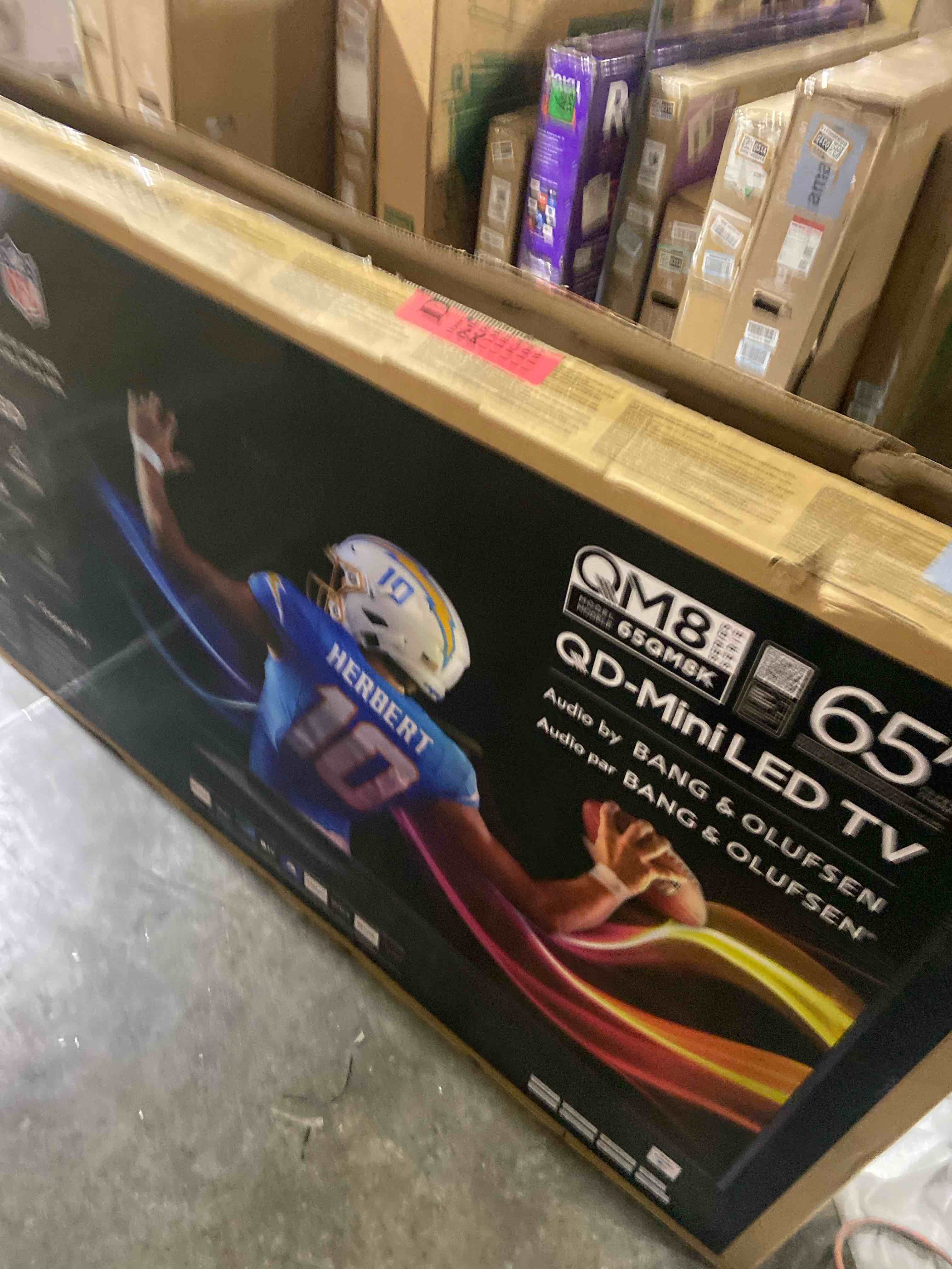 Condition photo showing New/Like New for TCL 65 Inch Class QM8K Series | Mini LED QLED 4K HDR | 65QM8K, 2025 Model | 120HZ-144HZ Anti Reflective Wide Angle Screen Smart Google TV Dolby Atmos | Voice Remote Alexa Gaming Streaming Television