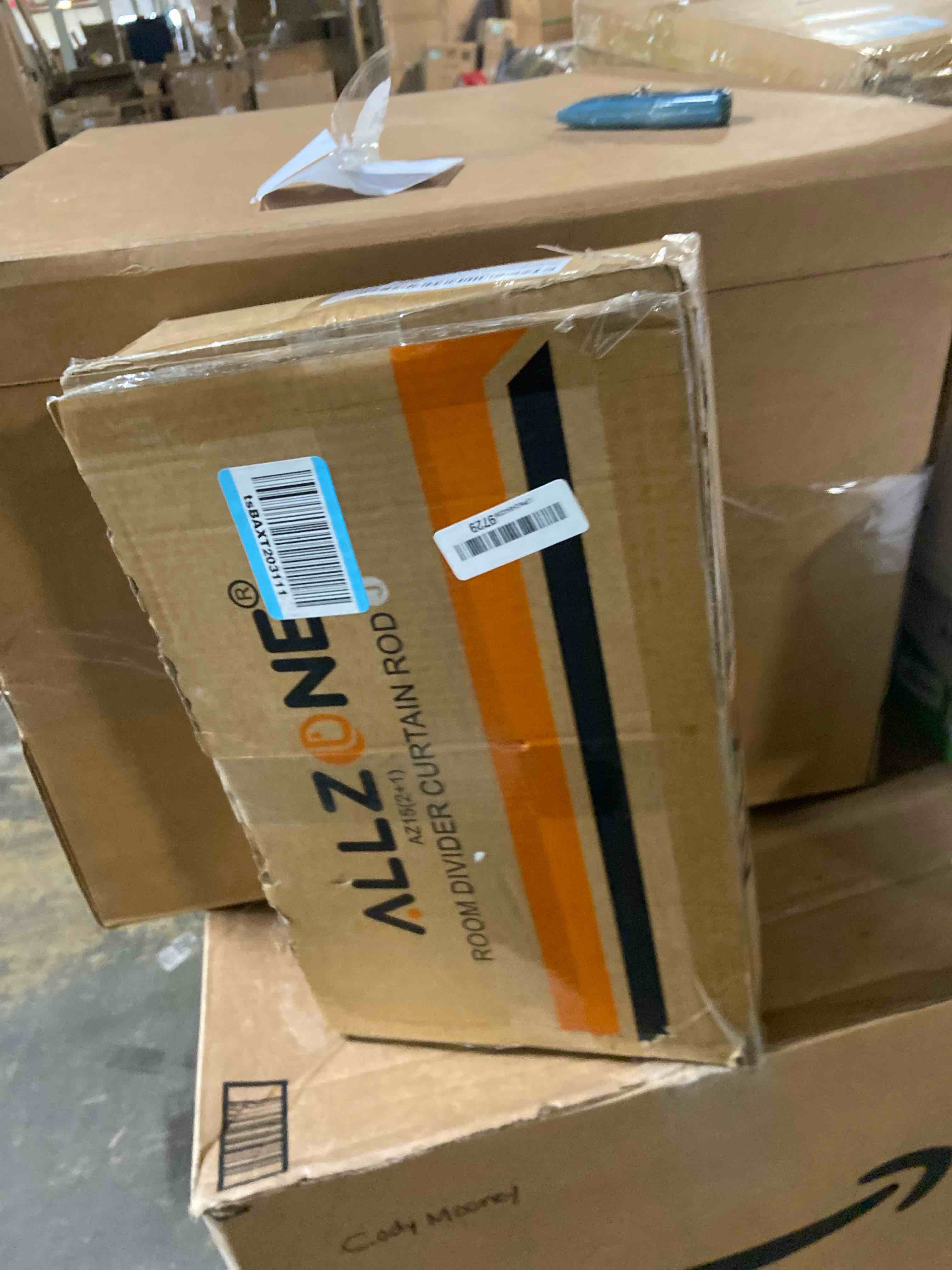 Condition photo showing New/Like New for ALLZONE Tension Curtain Rods for Windows, Adjustable 31 to 83 Inch Wide, Freestanding Curtain Rods No Drilling, Apartment Renter Friendly, Heavy Duty, for Room Divider, Doorway, 63 to 130Inch Height White