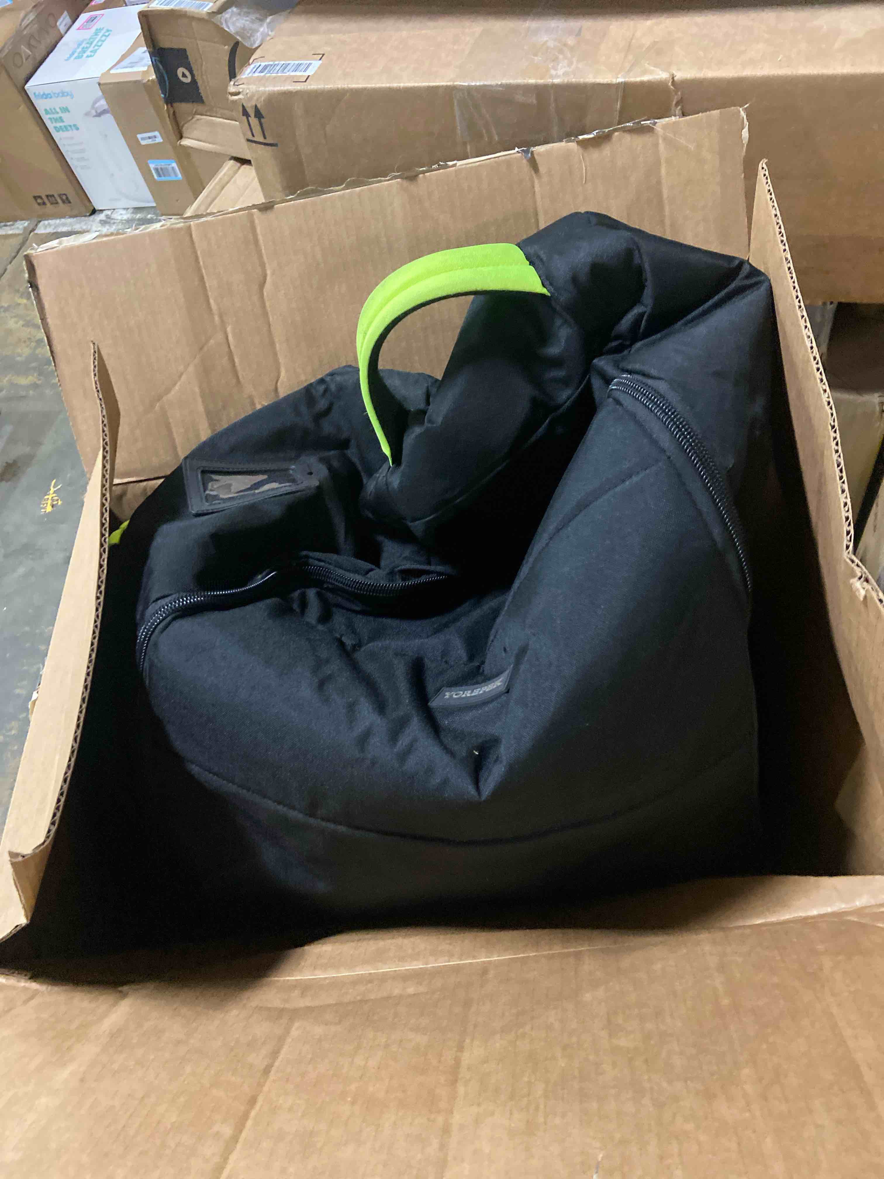 Condition photo showing Good Condition for YOREPEK Padded Stroller Travel Bag with Wheels for Airplane, Fits Nuna Mixx Next/Triv Next(Remove All Wheels), with a Separate Pocket to Store Stroller Wheels, Gate Check Stroller Bag for Air Travel