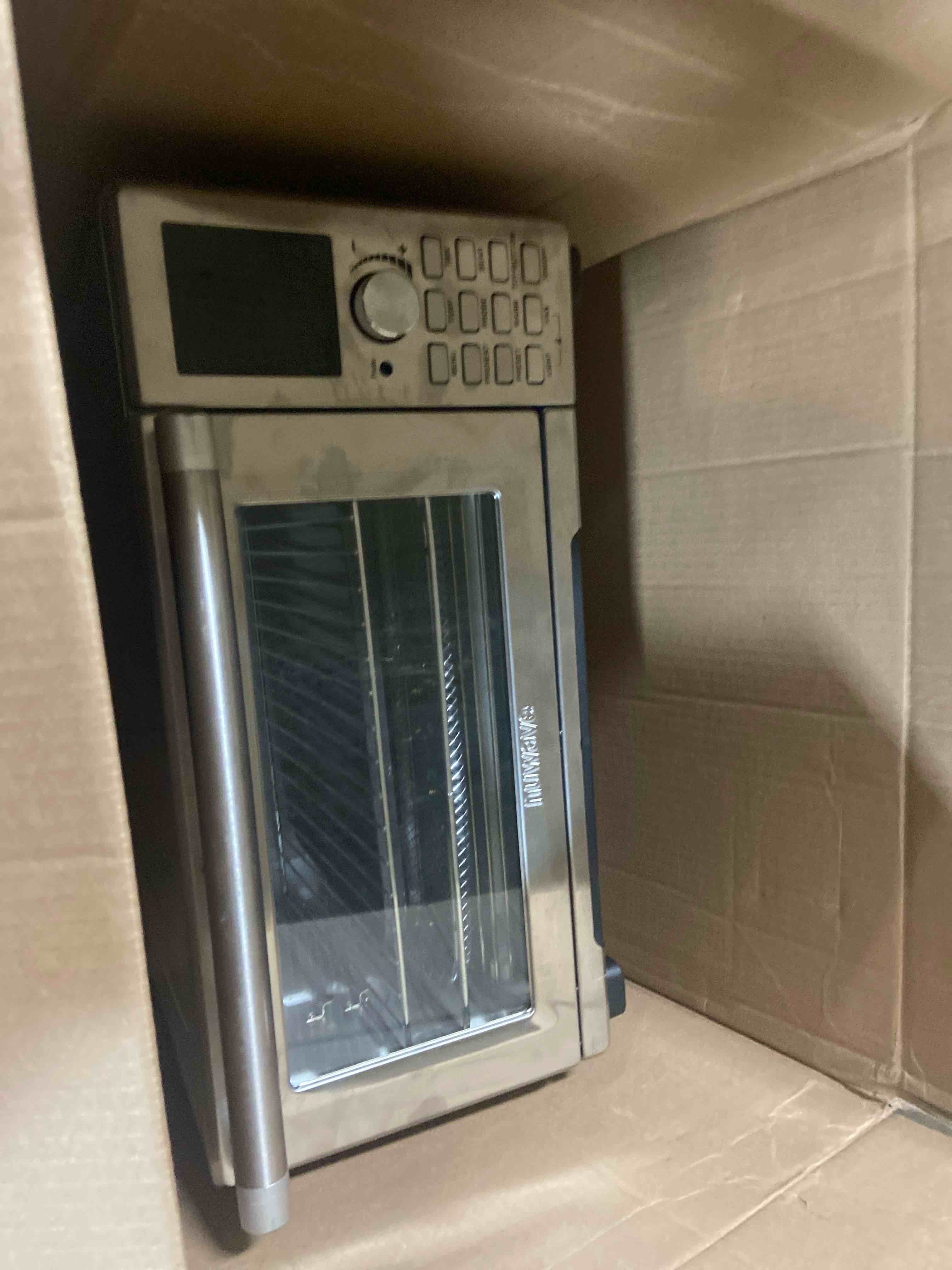 Condition photo showing Good Condition for Nuwave Bravo Pro Convection Air Fryer Toaster Oven Combo, 2025 New and Improved, 10-in-1, 50°-450°F Temp Controls, Quick & Even Crisp Technology, 21Qt Capacity, Stainless Steel, PFAS Free