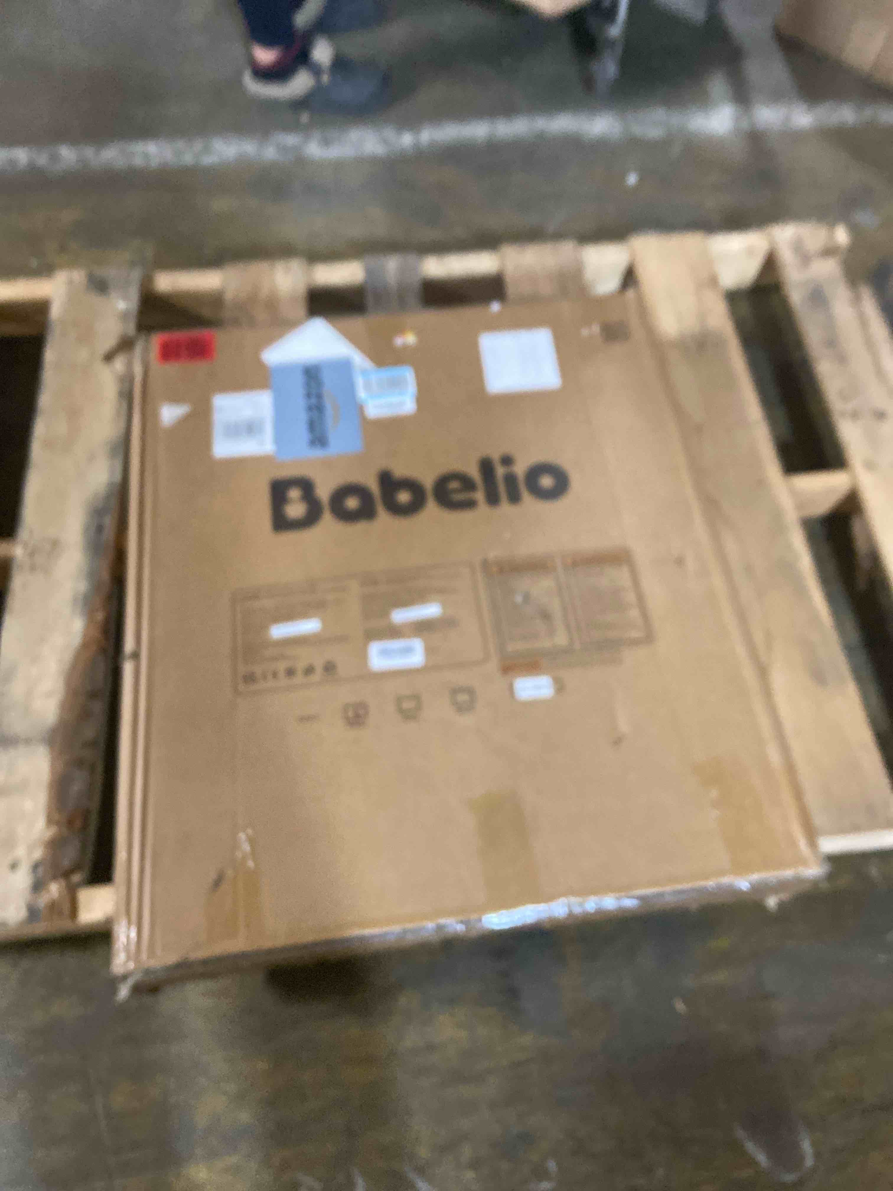 Condition photo showing New/Like New for Babelio Baby Gate, 29-48 Inch Auto Close Pet Gate PressGuard P7, Easy Install Pressure-Mounted Safety Gate, Extra Wide Pet Gate for Stairs and Doorways, 2 Pack White White 30"Tall 29"-48" Wide(2 Pack)