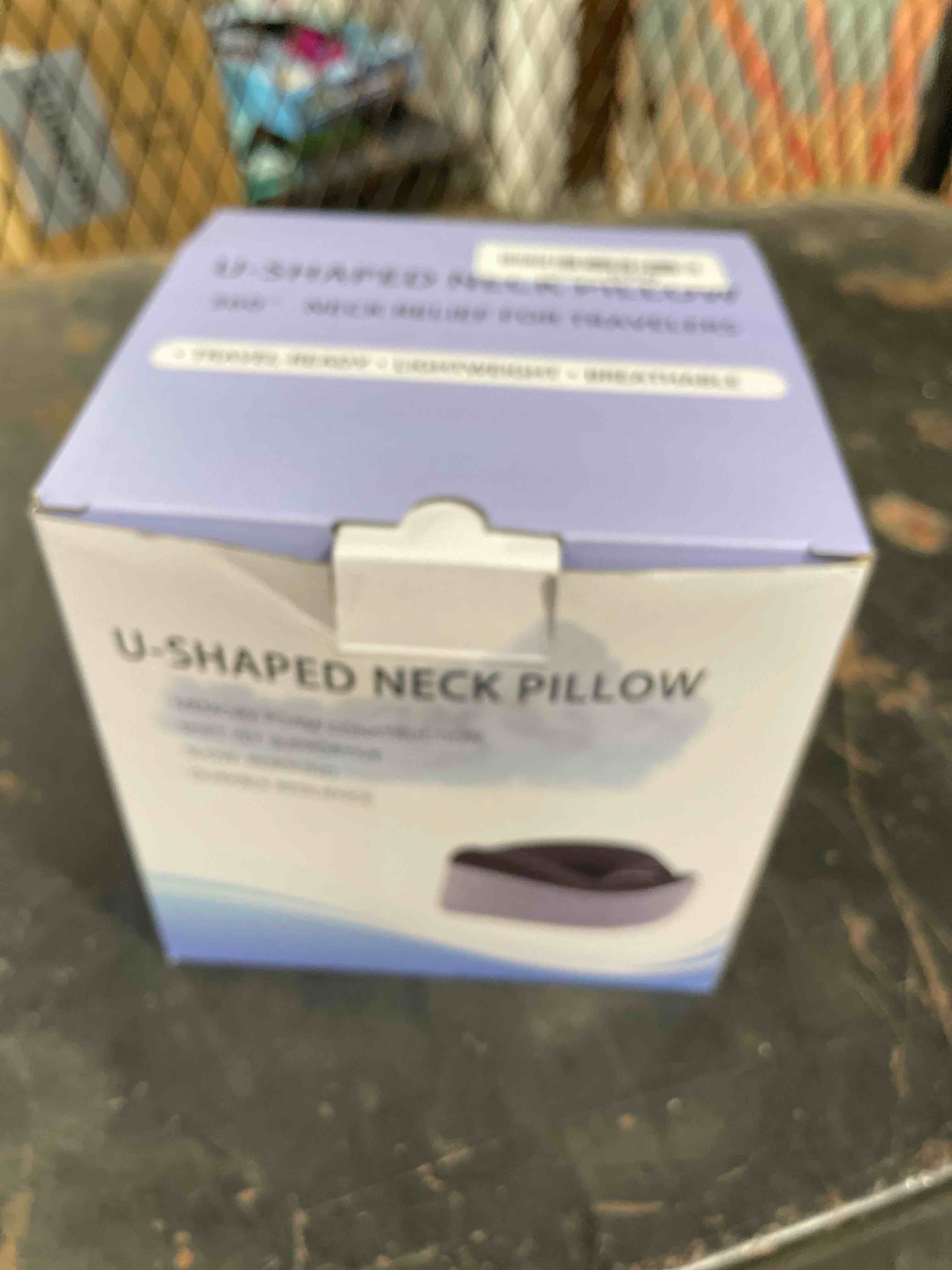 Condition photo showing New/Like New for Travel Pillows for Airplanes Ergonomic Memory Foam Neck Pillow for Travel - 360° Head & Neck Support for Sleeping on Flights, Cars, Trains & Office (Gray-1)