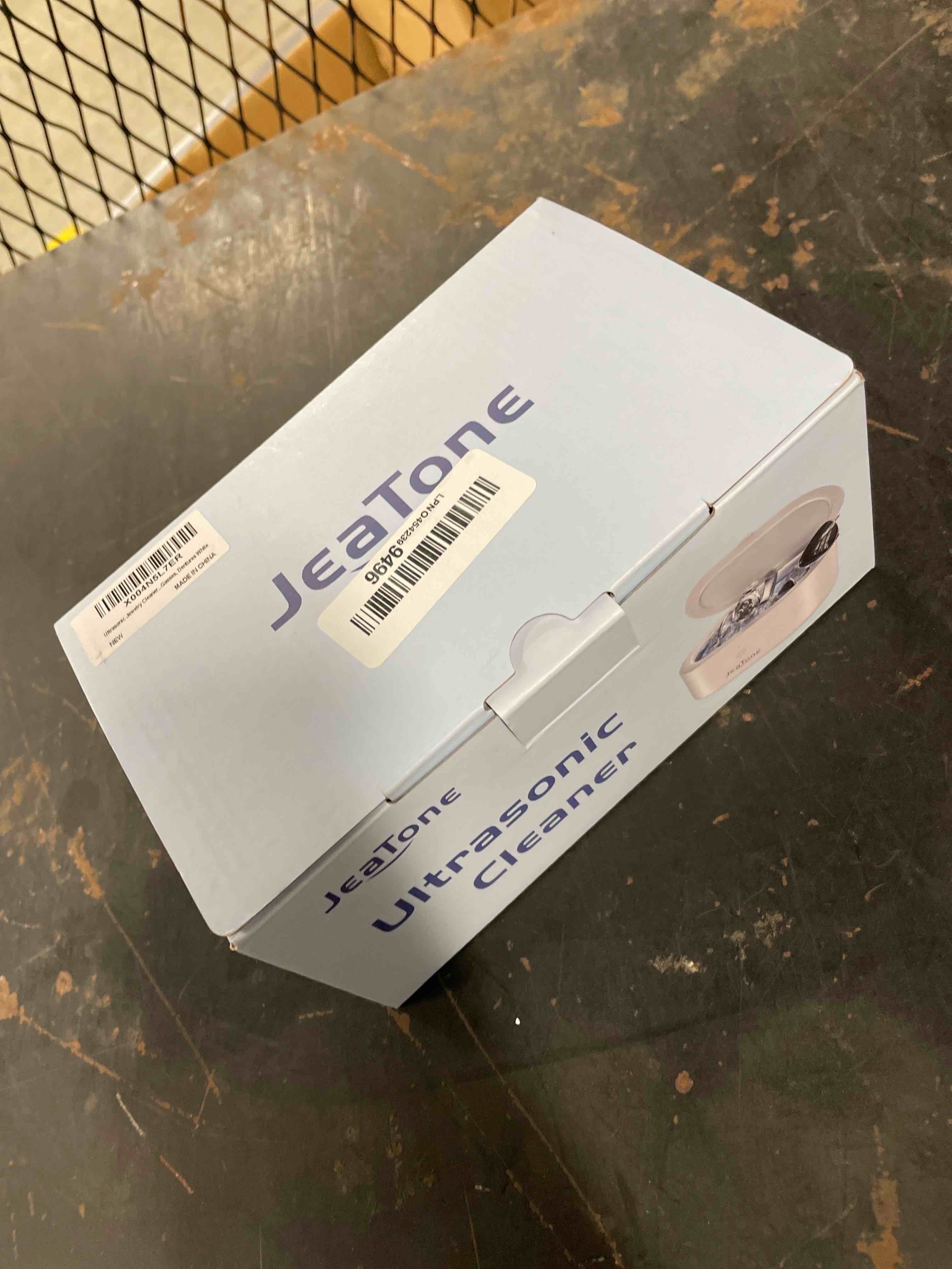 Condition photo showing New/Like New for Ultrasonic Jewelry Cleaner Machine, JeaTone 20oz 46KHz Professional Ring Cleaner with 304 Stainless Steel Tank for All Jewelry, Eyeglasses, Watch Strap, Retainer, Dentures White