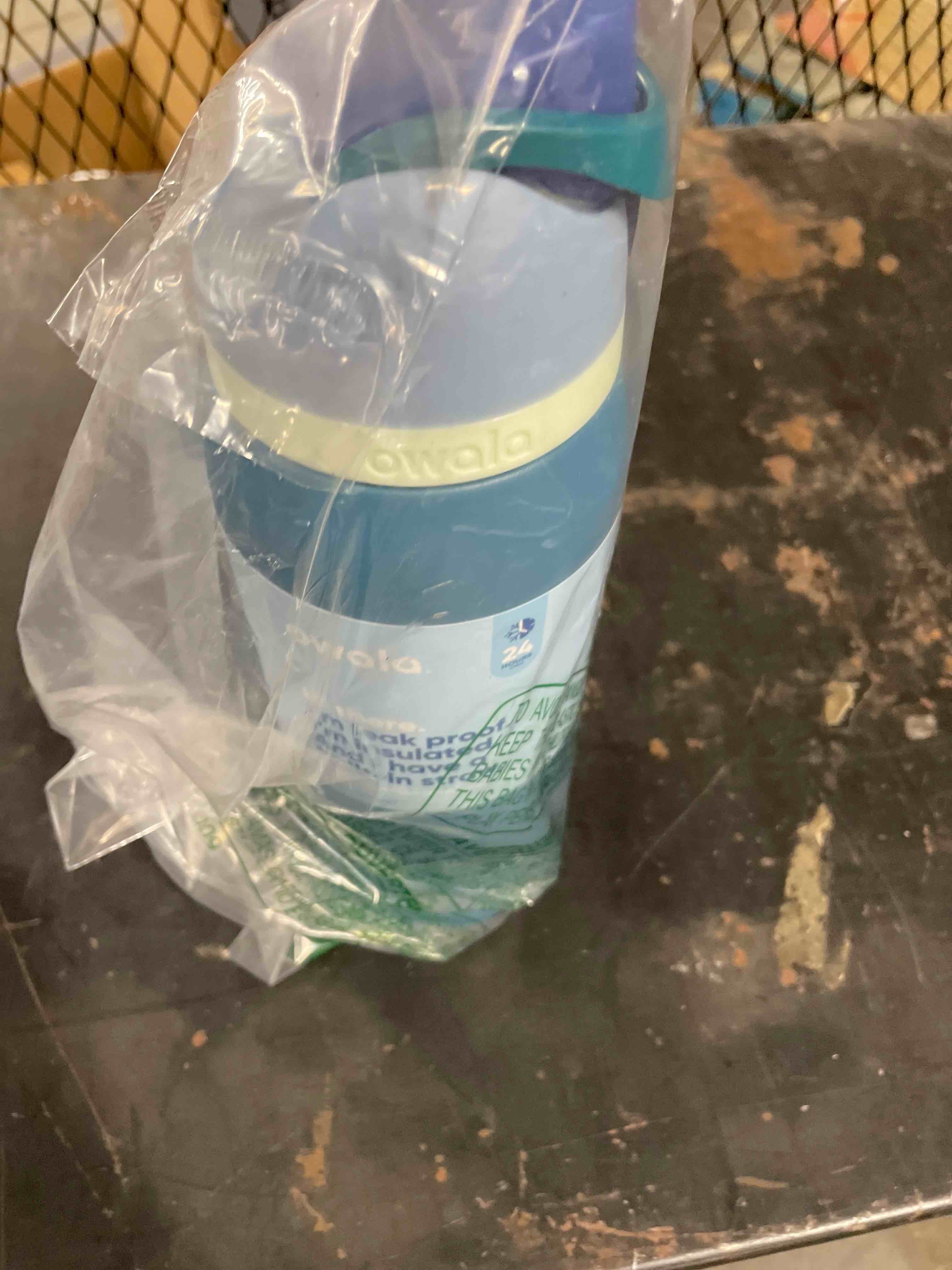 Condition photo showing New/Like New for Owala FreeSip Insulated Stainless Steel Water Bottle with Straw, BPA-Free Sports Water Bottle, Great for Travel, 40 Oz, Denim