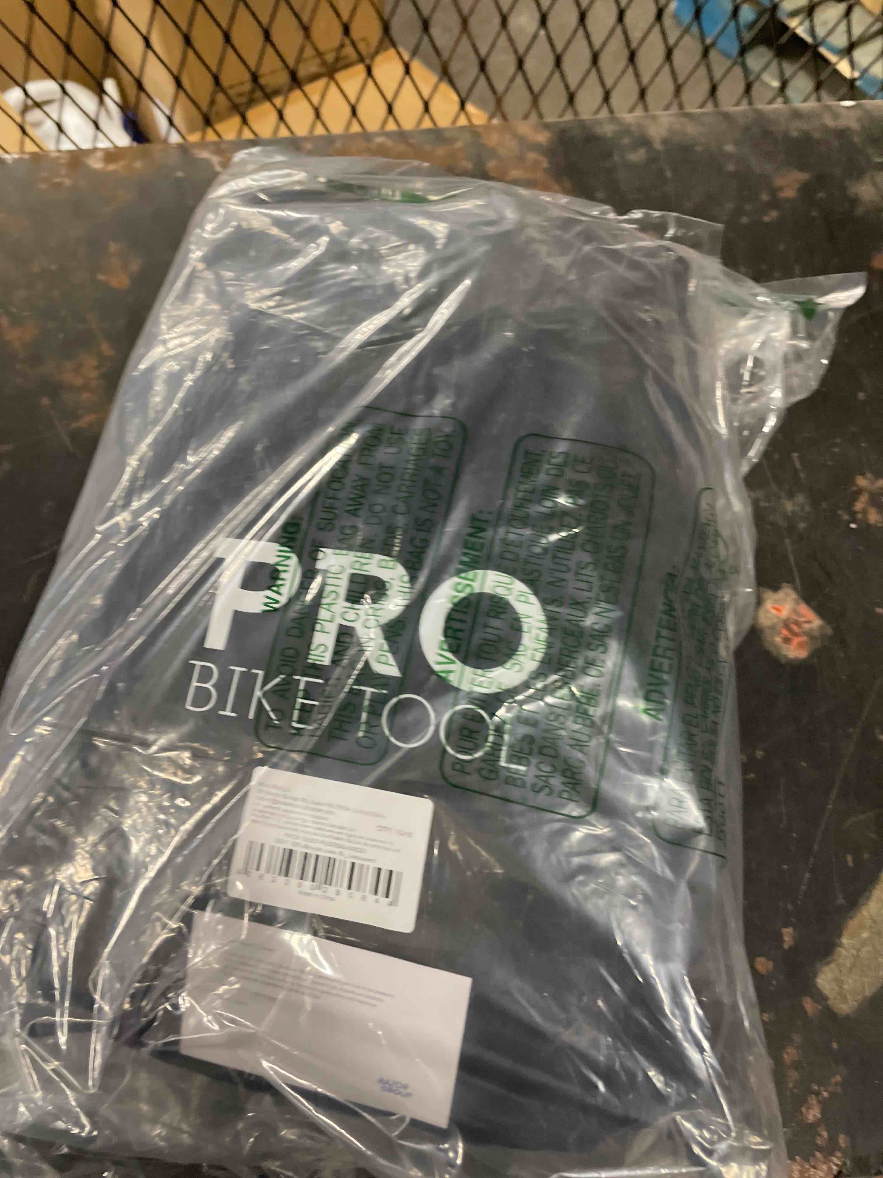 Condition photo showing New/Like New for PRO BIKE TOOL Bicycle Cover - Transparent PVC Waterproof Outdoor Bike Cover - Protects from Weather, Dust, Rain, and Scratches - Ideal for Garage with Safety Loops and Storage Bag - 30.3"x81.4"x47.2"