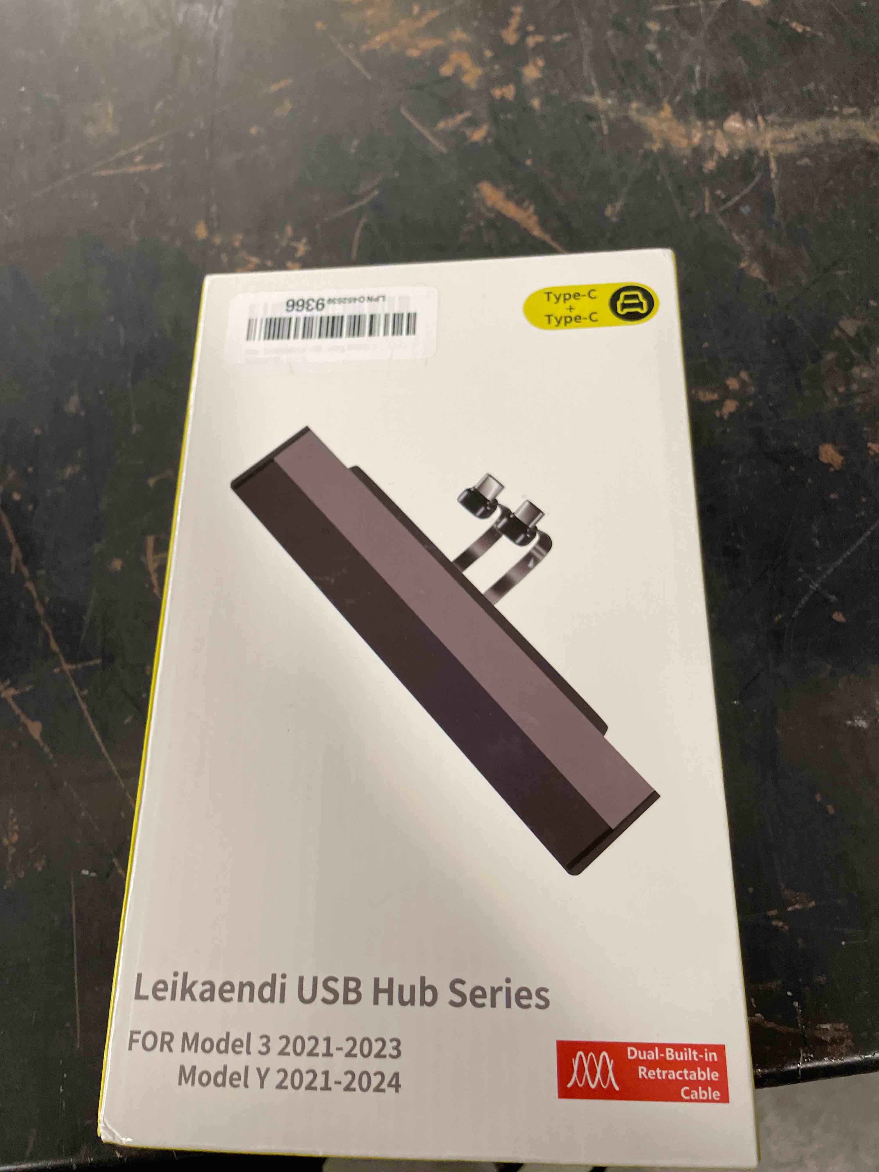 Condition photo showing New/Like New for 65W USB Hub for Tesla Model 3 (New Model Y Juniper 2024 2025 2026 -Fast Charger Tesla Accessories for Model 3 Highland(New Model Y Juniper) USB Charger Hub 4-Ports Retractable Phone Charger USB Hub for Model 3 2024 2025?65W?/Model y juniper