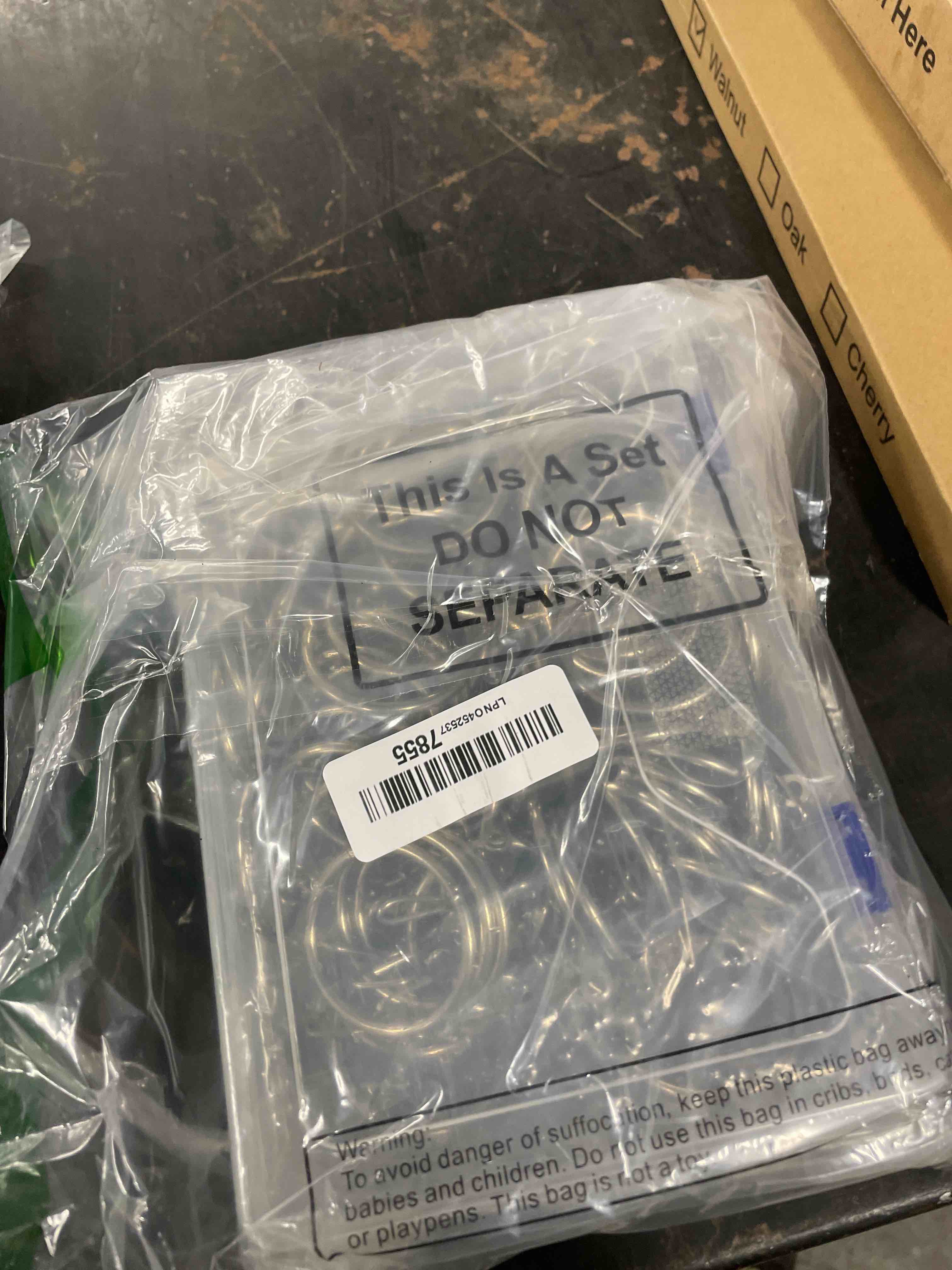 Condition photo showing New/Like New for Qunclay 100 Set Metal Curtain Rings with Eyelets Curtain Hooks for Drapes and Metal Curtain Drapery Pin Hooks for Window Door Shower Curtain Rings (Silver,1.65 Inch) Silver 1.65