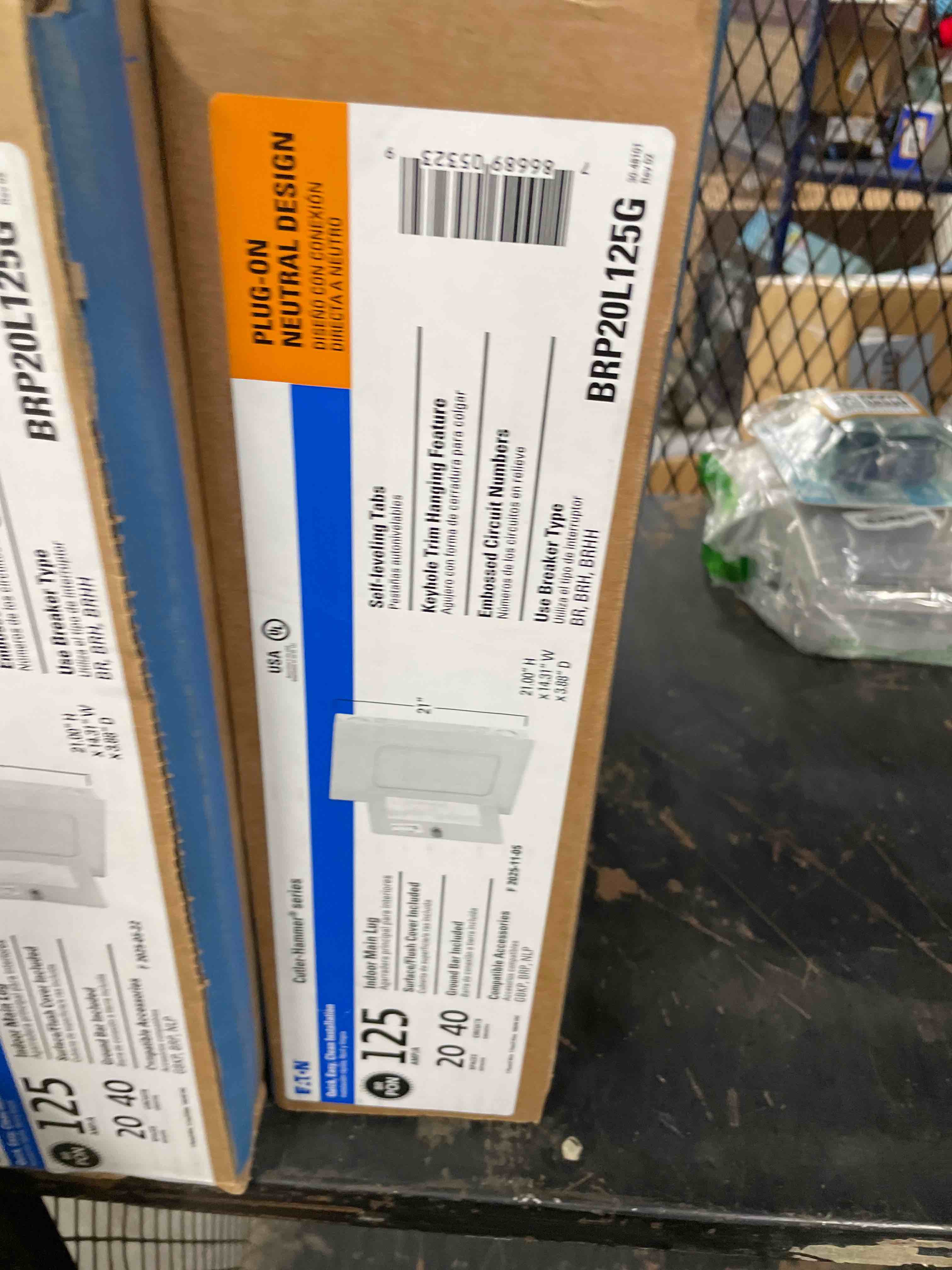 Condition photo showing New/Like New for Eaton BRP20L125G Type BR Single-Phase Loadcenter Box - 125A