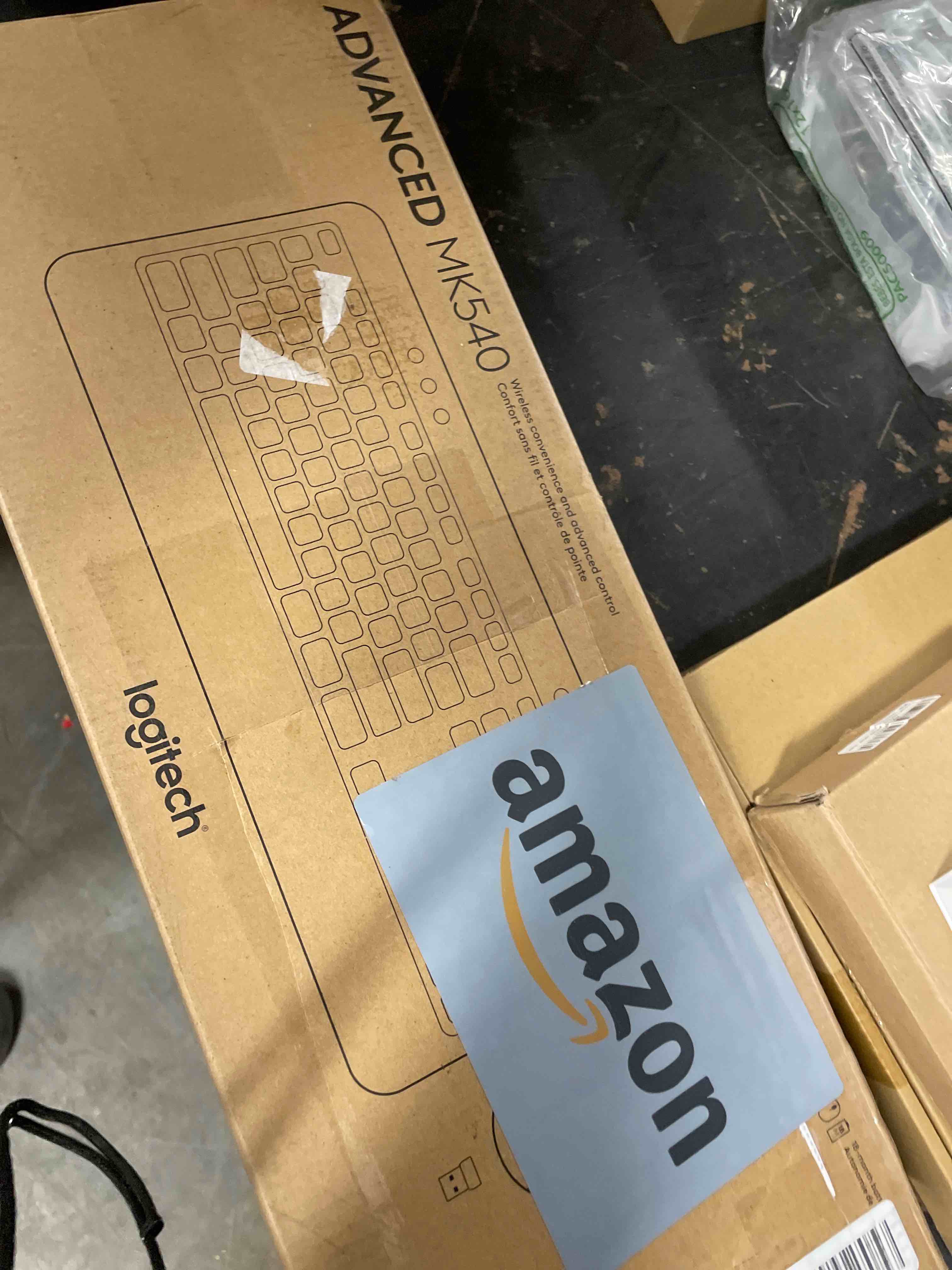 Condition photo showing New/Like New for Logitech MK540 Advanced Wireless Keyboard and Mouse Combo for Windows, 2.4 GHz Unifying USB-Receiver, Multimedia Hotkeys, 3-Year Battery Life, for PC, Laptop 2024 Model