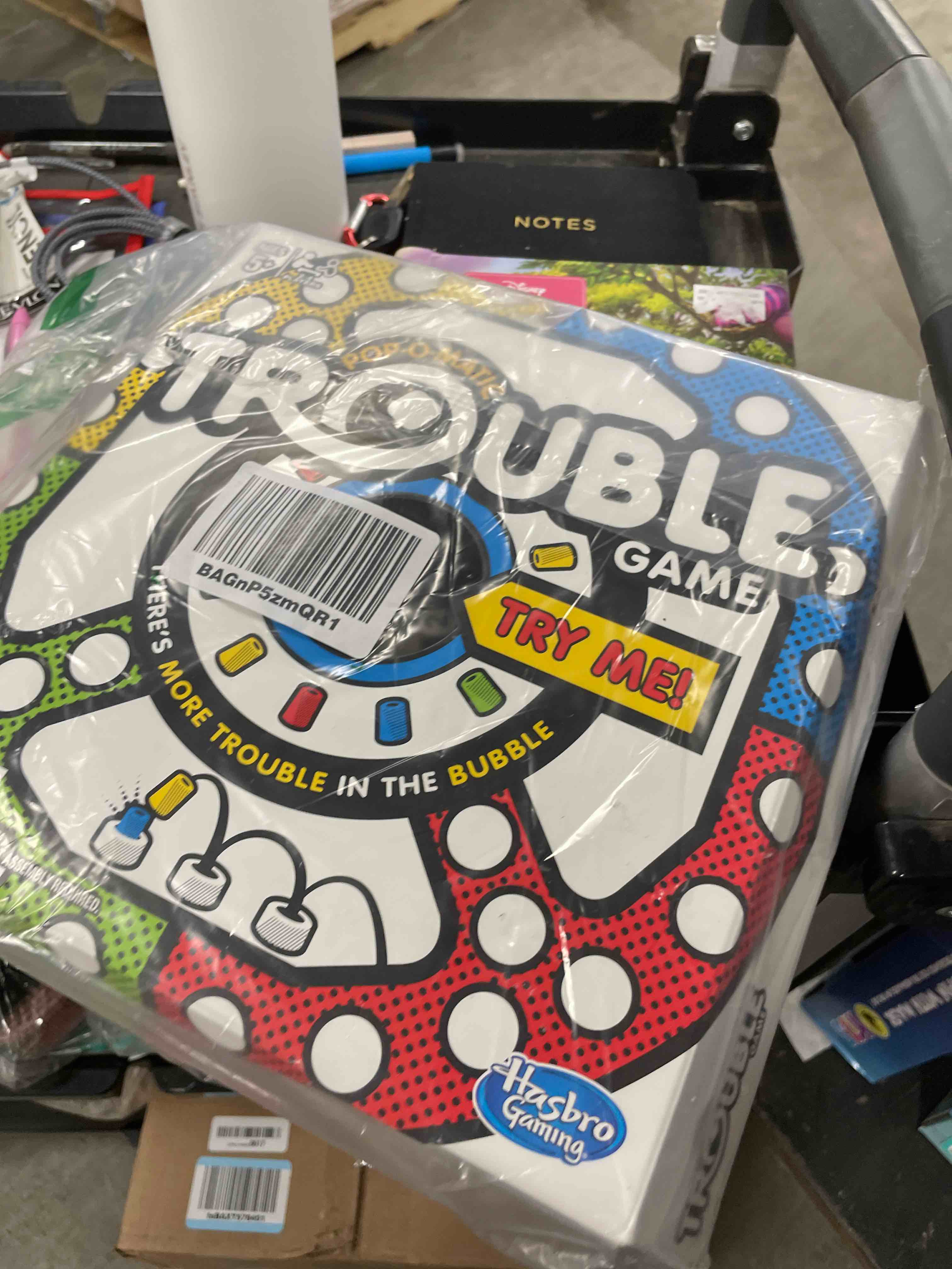 Condition photo showing New/Like New for Hasbro Gaming Trouble Board Game for Kids Ages 5 and Up 2-4 Players