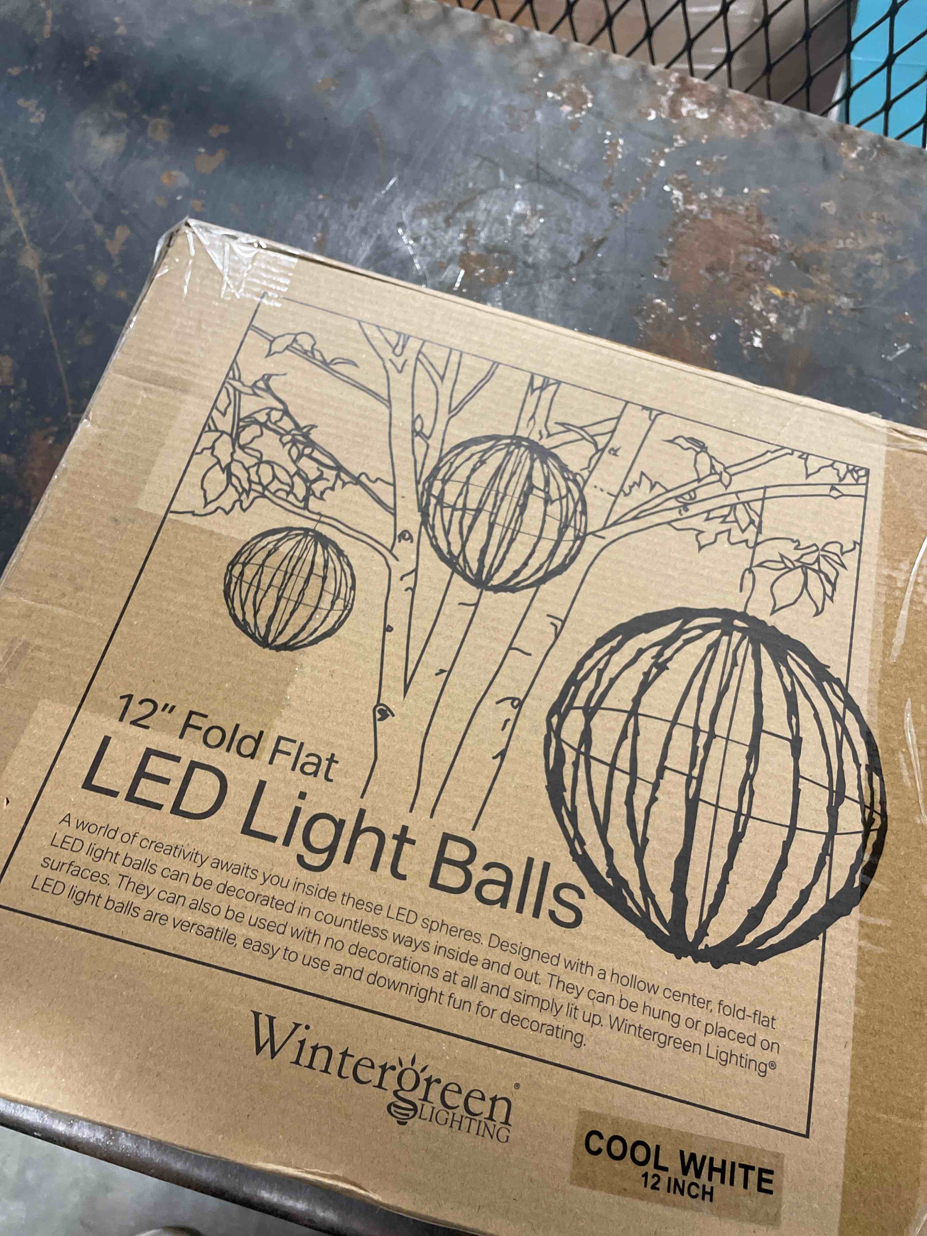 Condition photo showing New/Like New for Fold-Flat LED Metal Lighted Outdoor Decoration