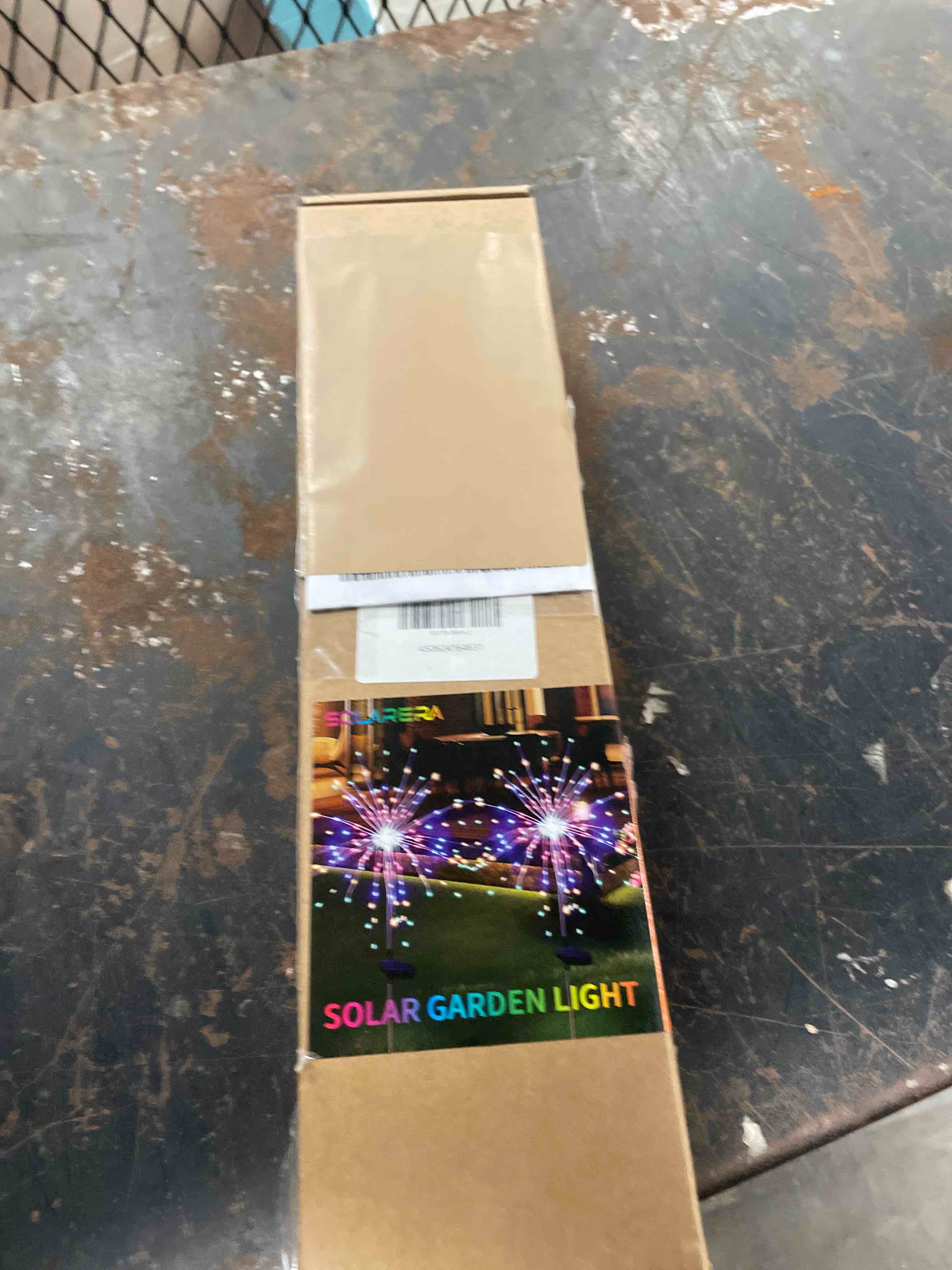 Condition photo showing New/Like New for Christmas Solar Garden Lights for Outdoor Decor, Waterproof 2 Pack Solar Powered Firework Stake 120 LED Sparklers String Lights for Yard Pathway Halloween Christmas Decorations(Colorful) Colorful 2 PACK 120 LEDS