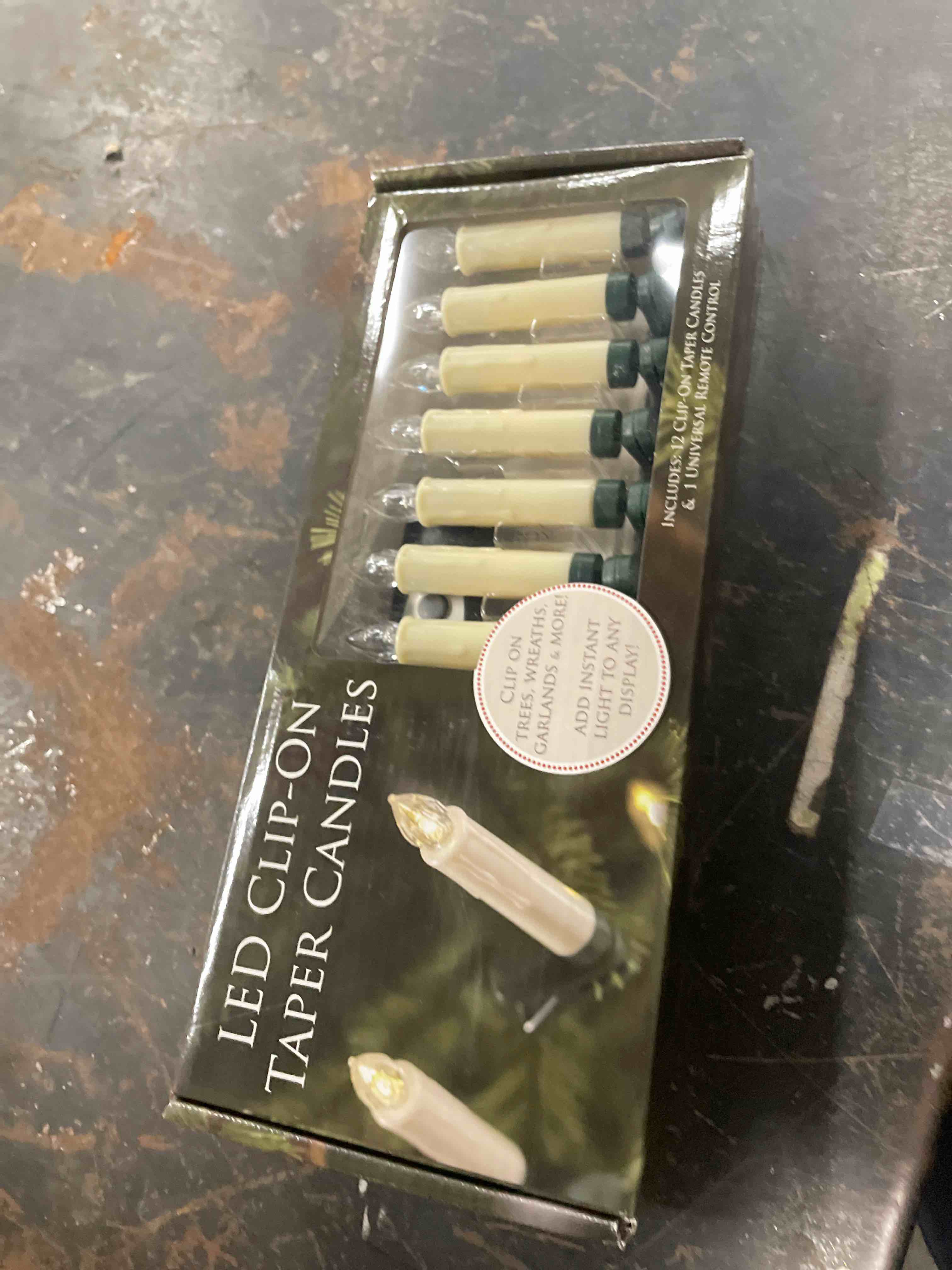 Condition photo showing New/Like New for Melrose LED Christmas Tree Taper Candle Lights w/Remote Control, 5.5" Tall