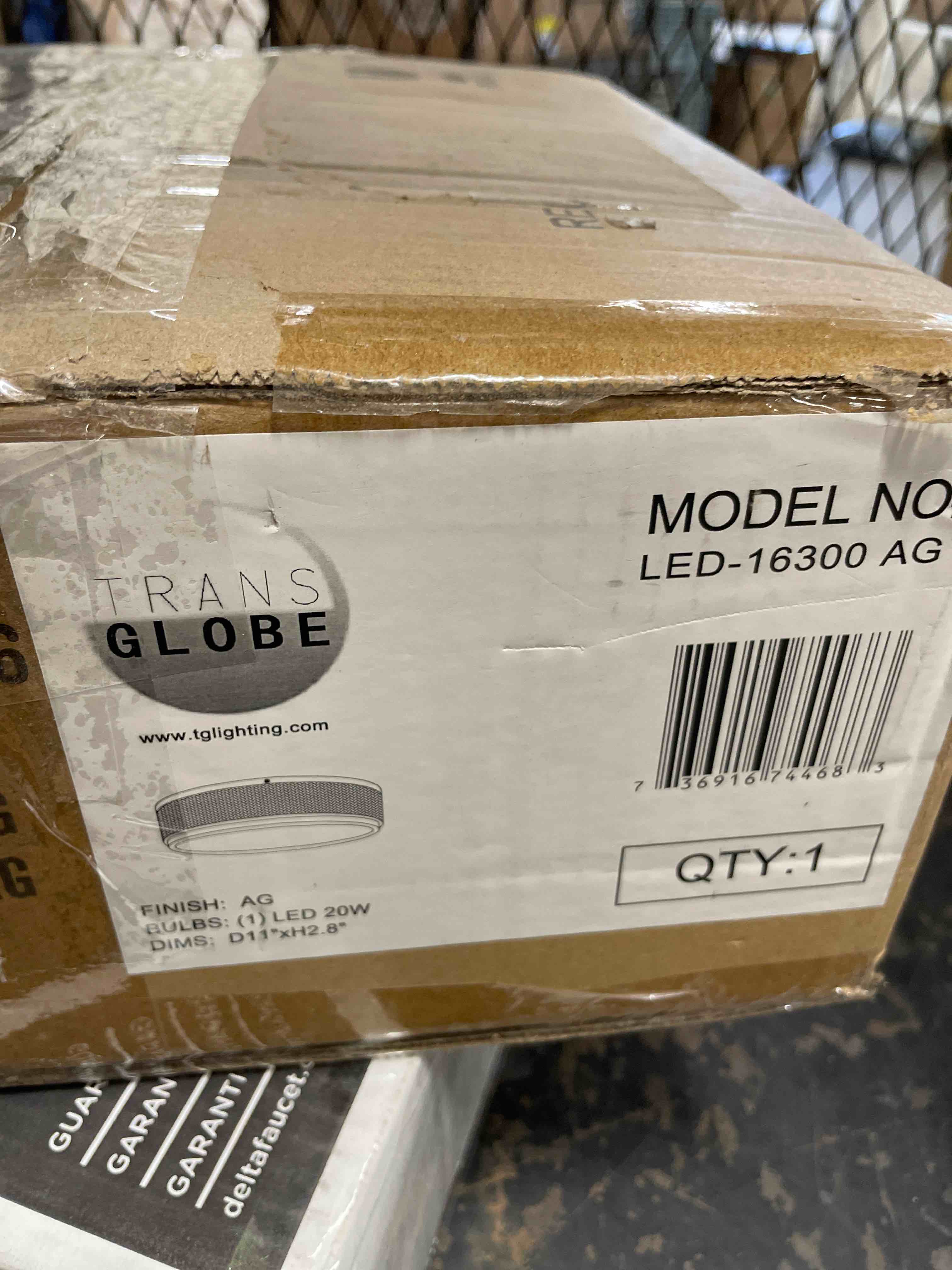 Condition photo showing New/Like New for Amos LED Flush Mount