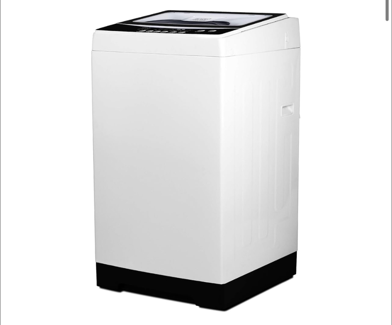 black+decker small portable washer, washing machine for household use, portable washer 2.0 cu. ft. with 6 cycles, transparent lid & led display