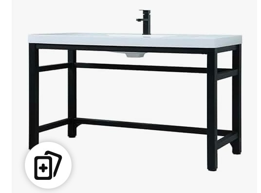 Elegant kitchen and bath sink(Missing pieces and incomplete)