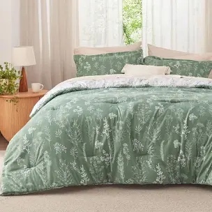 Best Seller Bedsure Comforter Set Reversible Cute Floral Bedding