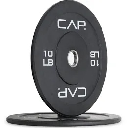 (2) 10 LB BUMPER PLATES WITH SCREENED LOGO
