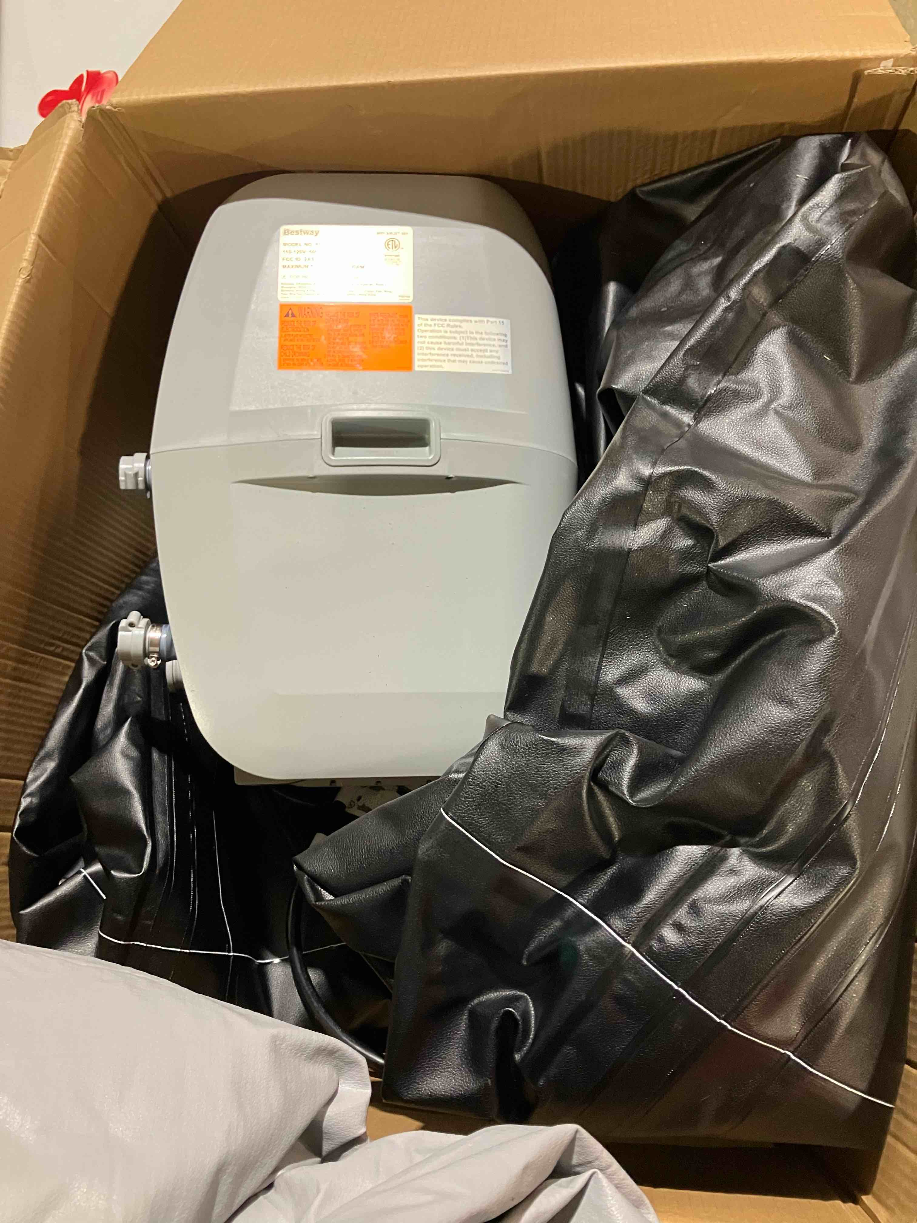 Condition photo showing Good Condition for SaluSpa Corsica Round Energy-Saving Smart AirJet Inflatable Hot Tub - 77 in. x 28 in. - USED 