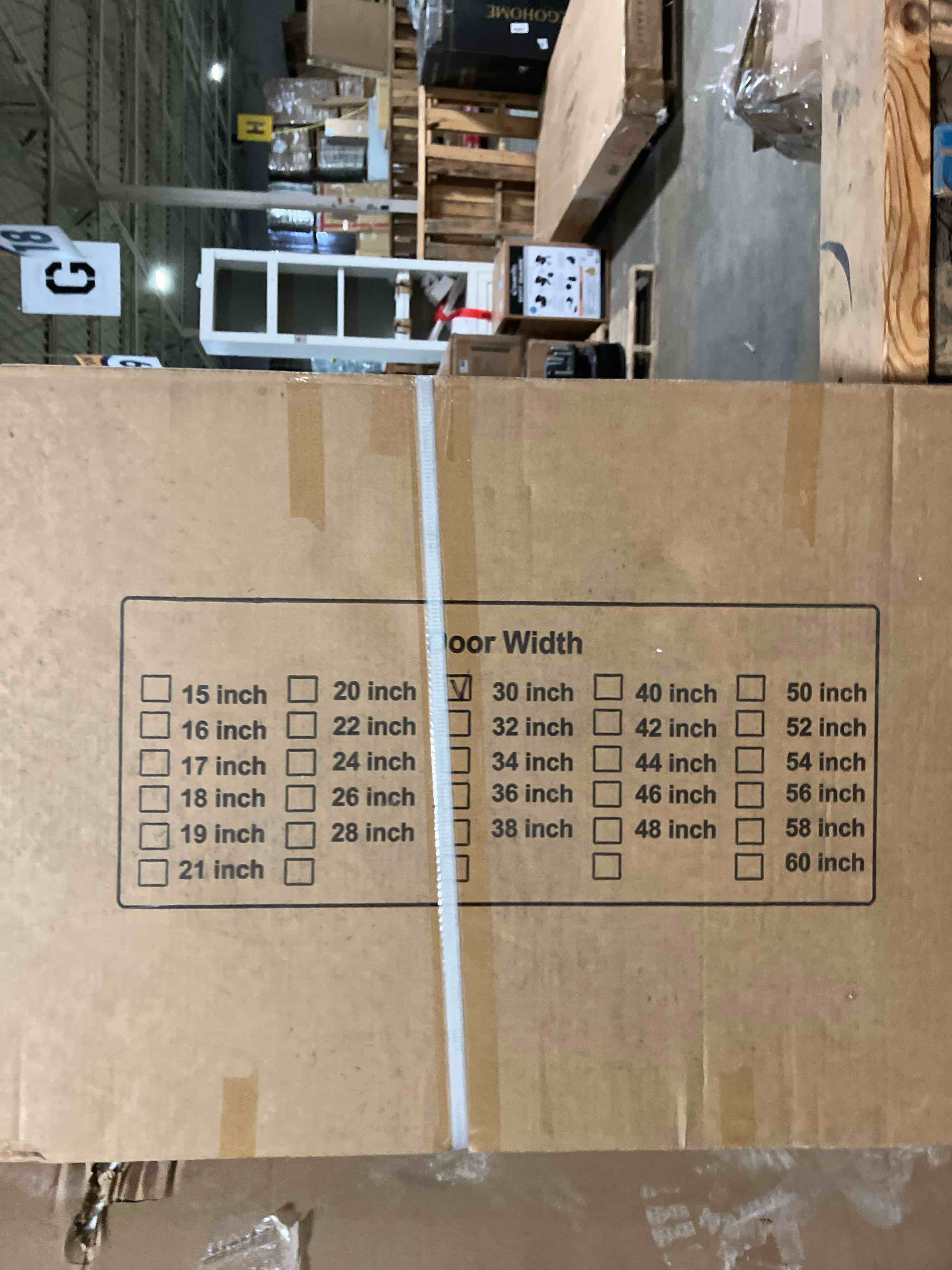 Condition photo showing New/Like New for 1- Lite 78" Mirrored Glass Bi-Fold Doors With Installation Hardware