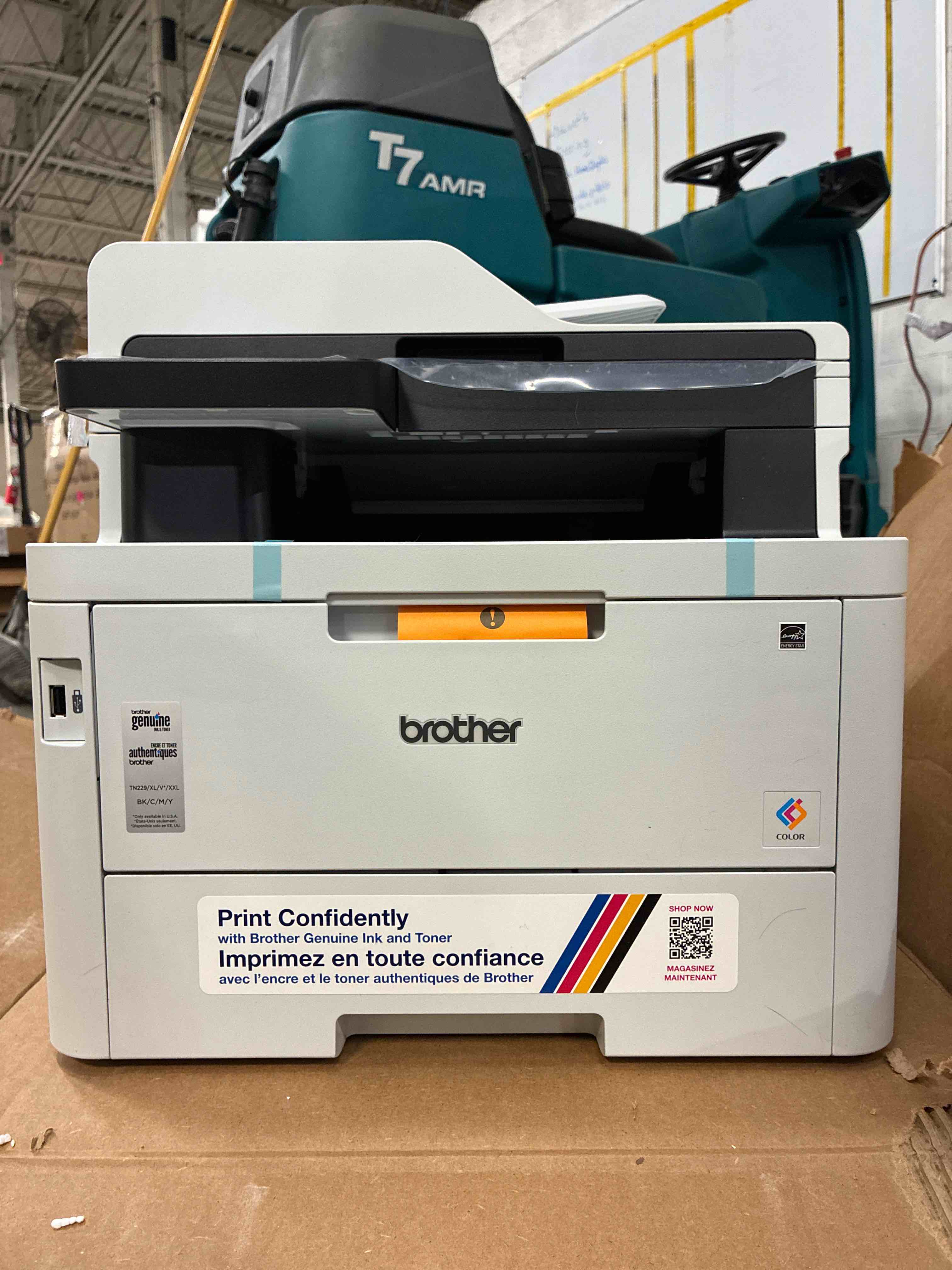 Condition photo showing New/Like New for Brother MFCL3780CDW Wireless Digital Color All-in-One Laser Printer, Single Pass Duplex Copy & Scan 