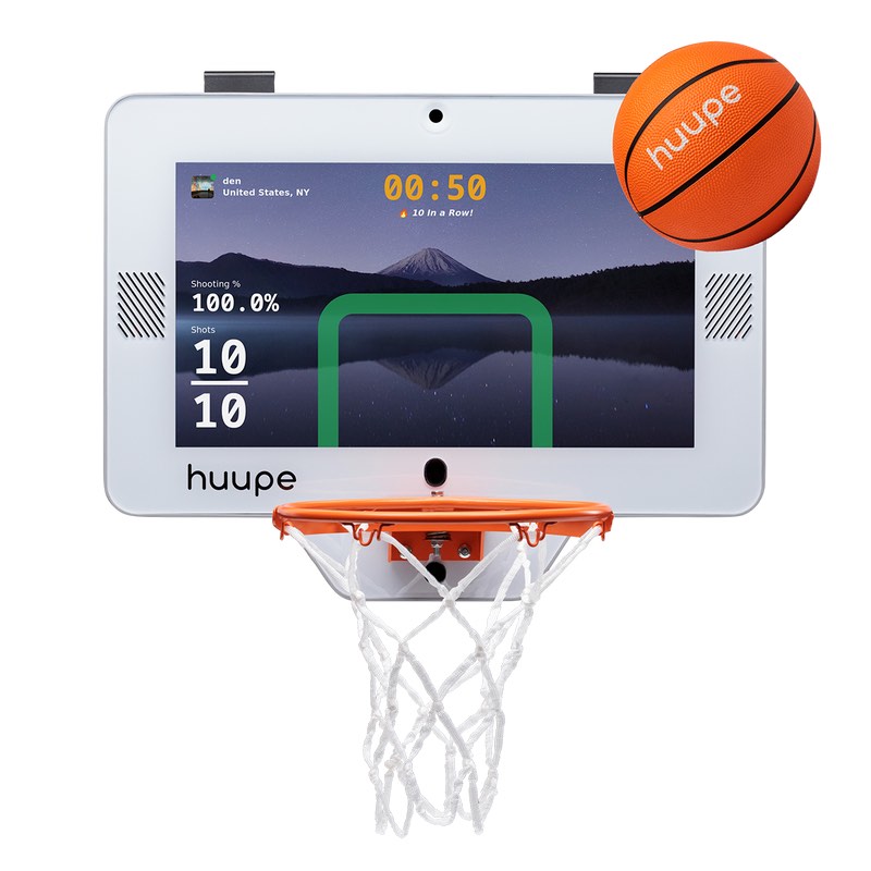 huupe mini – the world’s first smart mini basketball hoop game console – the ultimate gift for kids & families for indoor gameplay and interactive fun