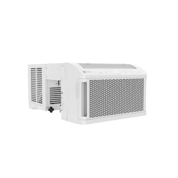 Profile ClearView Ultra Quiet 6,100 BTU Window Air Conditioner Cools 250 sq. ft. Quiet, Easy Install in White, Expands Up to 13.75”, Voice Control, Built in WiFi, Energy Efficient Cooling With 4 Modes and 3 Fan Speeds