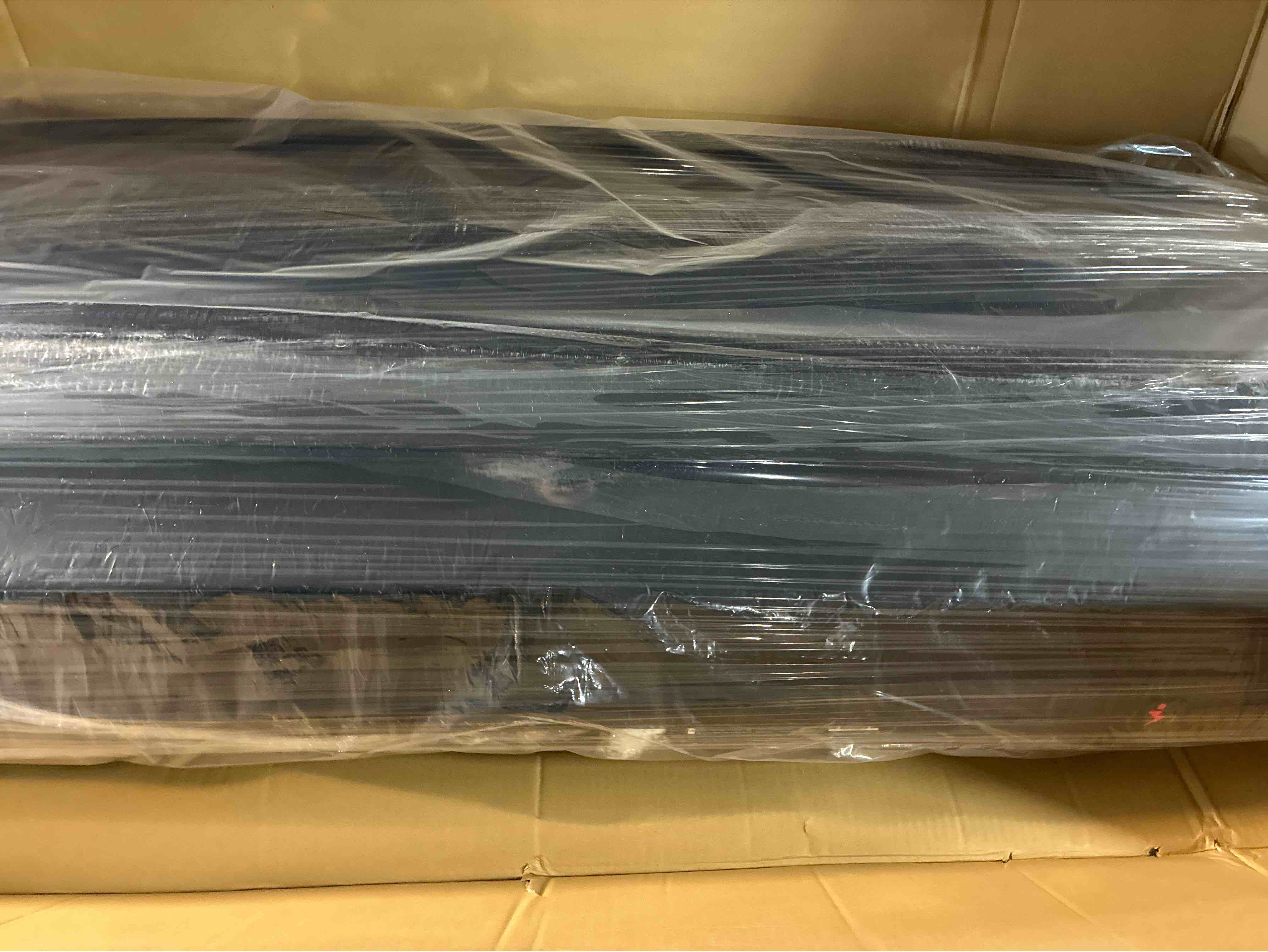 Condition photo showing New/Like New for Inno 855 Rooftop Cargo Box - 17 cu ft - Glossy Black, Extra Large Capacity Aero Bars Factory Bars Round Bars Square Bars Inno Low Profile Extra Long Length Black Dual Side Access. Fits: Crossbars: Aero, square, round, and most factory bars. 