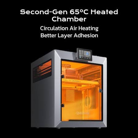 Condition photo showing New/Like New for QIDI Q2 3D Printer 2025 Upgrade, Enclosed FDM with 65? Heated Chamber, Ultra Air Filtration, 600mm/s High Speed, AI Camera, Full Auto Leveling, 270x270x256mm Build Volume, Overall Dimensions, 15.83"D x 17.24"W x 19.45"H