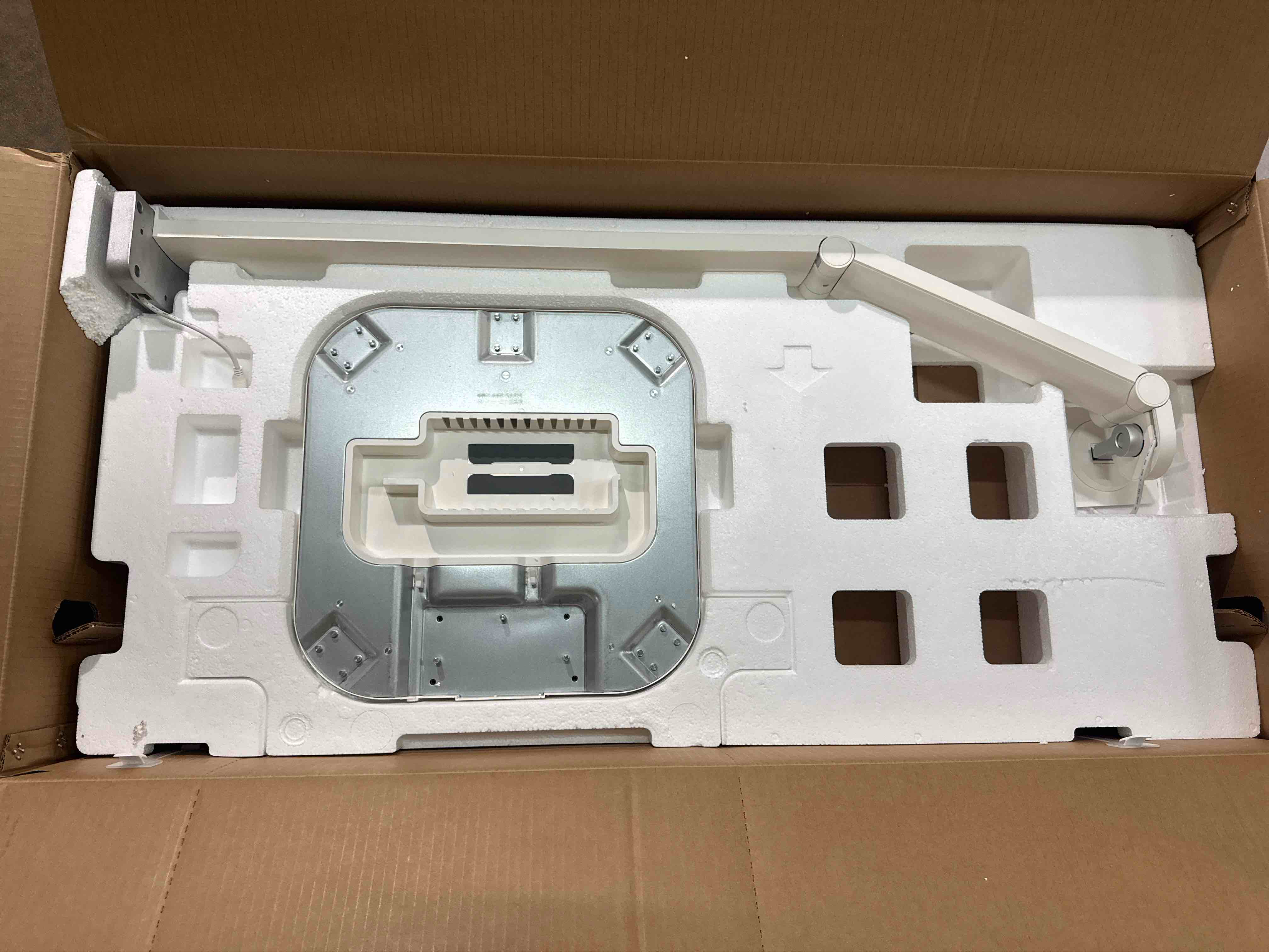 Condition photo showing New/Like New for 32 Inch 4K UHD IPS Touchscreen Smart Monitor Swing with Rolling Stand, Flexible and versatile with tilt, swivel, height adjustments and 360° movement, 5ms Response Time, Works With Apple AirPlay and Apple Home, Input/Output USB, USBC, HDMI, Built In Speakers