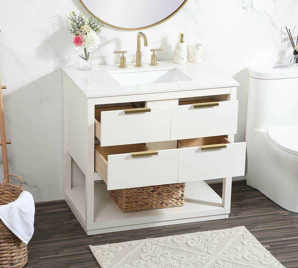 Condition photo showing New/Like New for larkin 36” single sink vanity