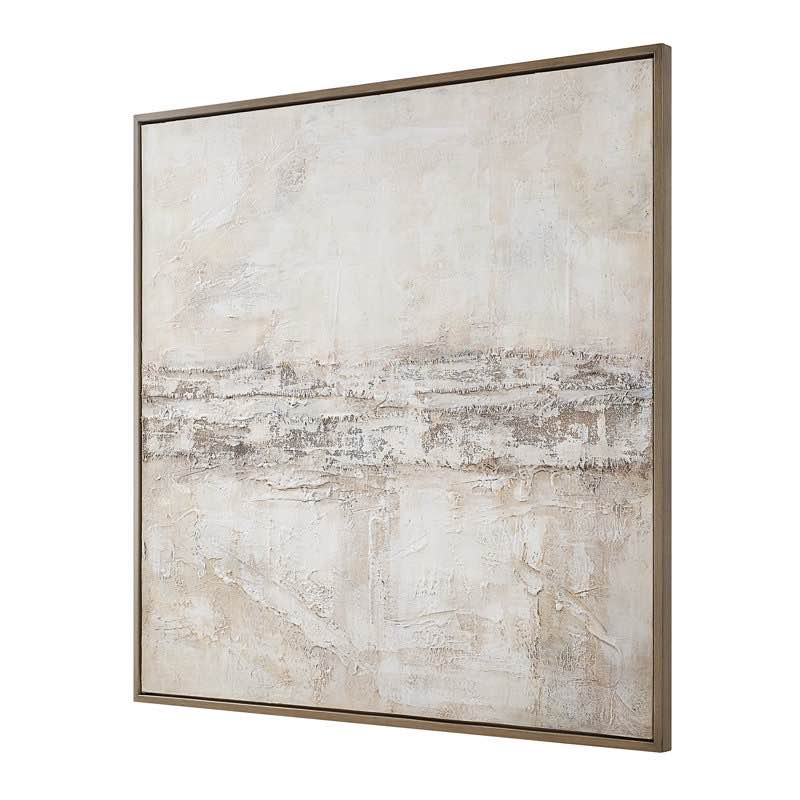 uttermost desert oasis abstract canvas art 52x52