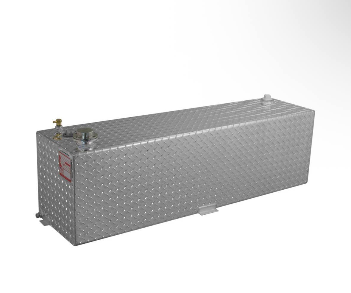 RDS 50 Gallon Aluminum DOT Certified Tank (Tank Only, Pump Sold Separately) 55 in. L x 14 in. W x 16 in. H
