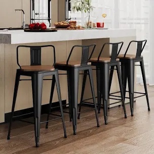 Tauber Swivel Counter Stool (Set of 4)