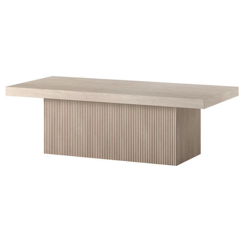 karyme 48" wide rectangular coffee table