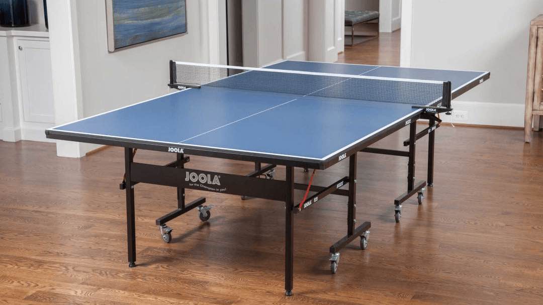 JOOLA Inside 25 1” Competition Grade Tennis Table with Net Set and Single Play Ability, (11128)