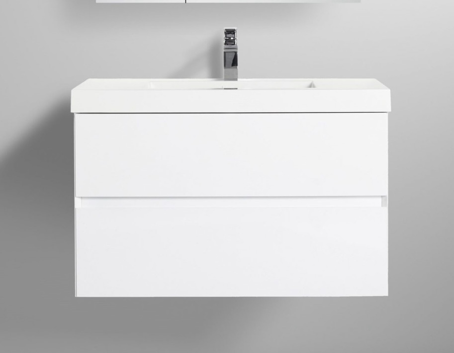 Blossom Assisi 36" Wall Hung Vanity - Glossy White (Vanity only, sink sold separately)