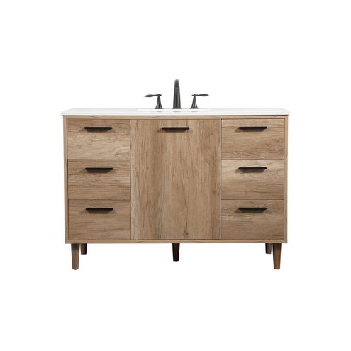 Baldwin 48 X 22 X 34 inch Natural Oak Vanity Sink Set