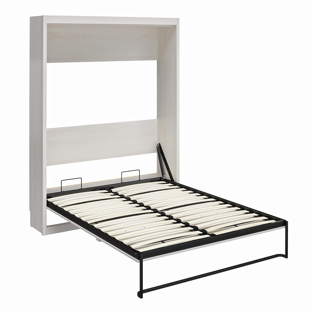 Signature Sleep Full Wall Bed, Ivory Oak (2 boxes)
